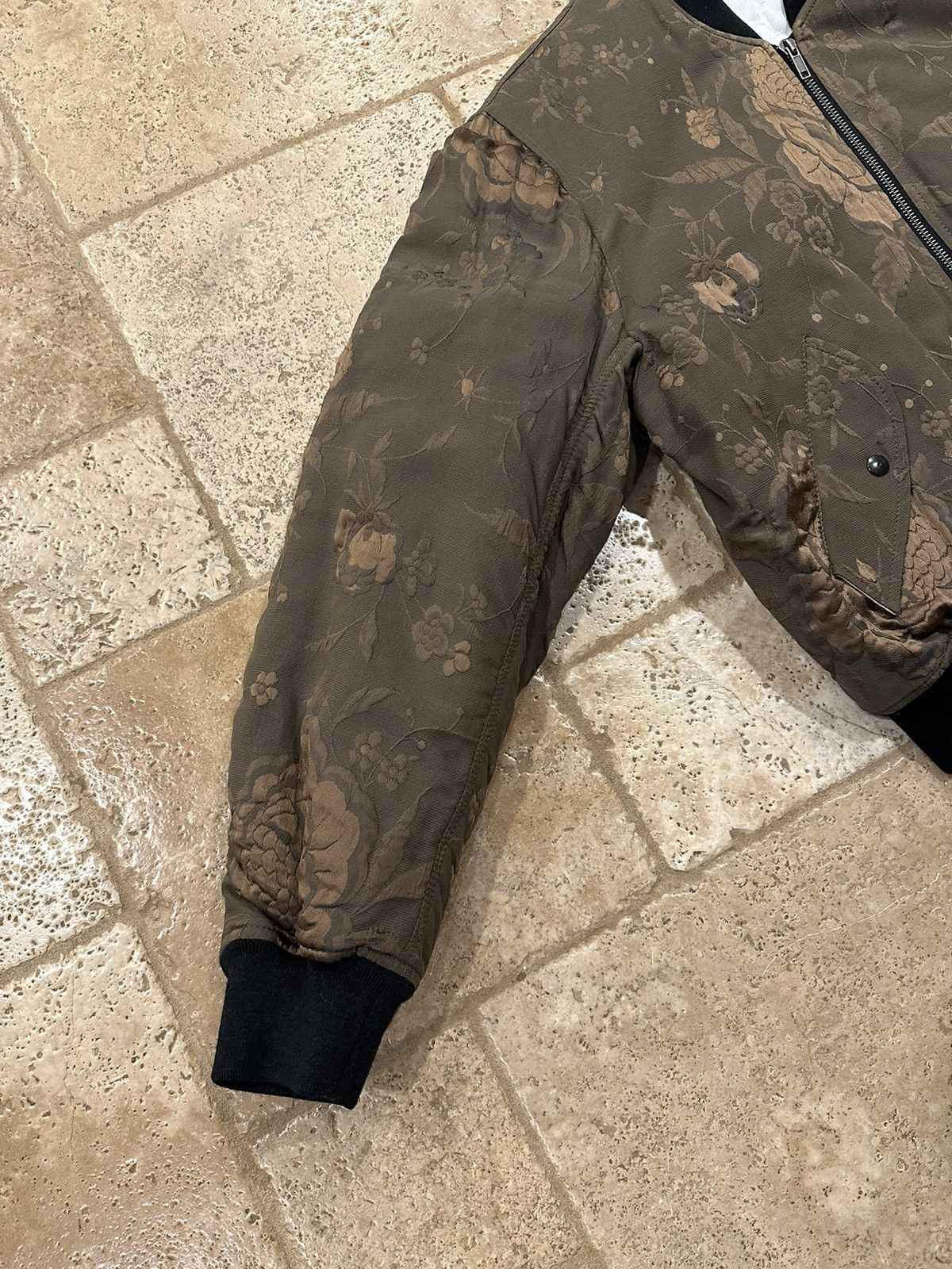 Haider Ackermann Haider Ackermann Raquel FW16 Floral Embroidery Bomber Jacket Size US XL / EU 56 / 4 - 6 Thumbnail