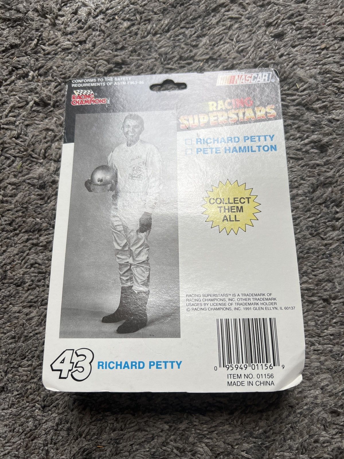 NASCAR 1991 NASCAR Racing Superstars Stock Car/Collector Card/Stand Size ONE SIZE - 2 Thumbnail