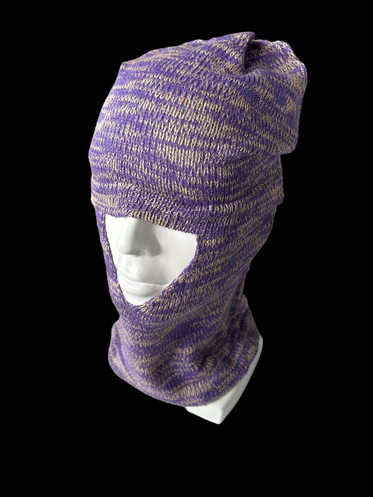 14th Addiction × Japanese Brand Crochet knitted handmade Balaclava Maskface Beanie Size ONE SIZE - 3 Thumbnail