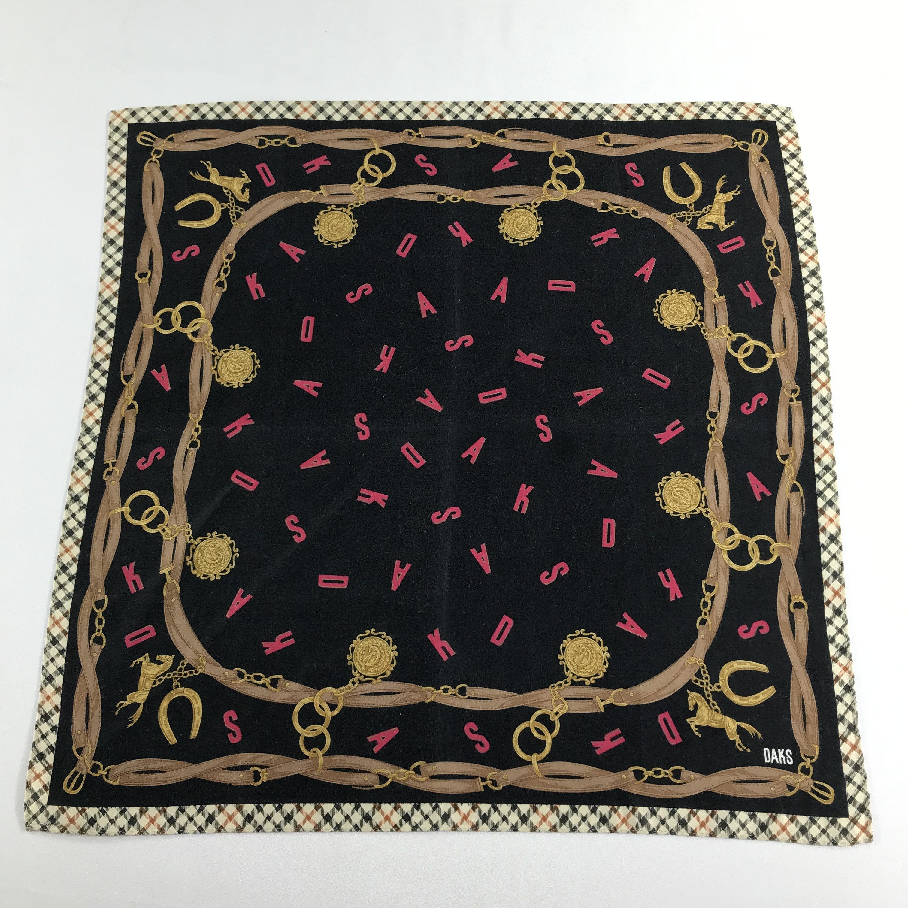 DAKS Daks Handkerchief Neckerchief Bandana H1187 Size ONE SIZE - 2 Thumbnail