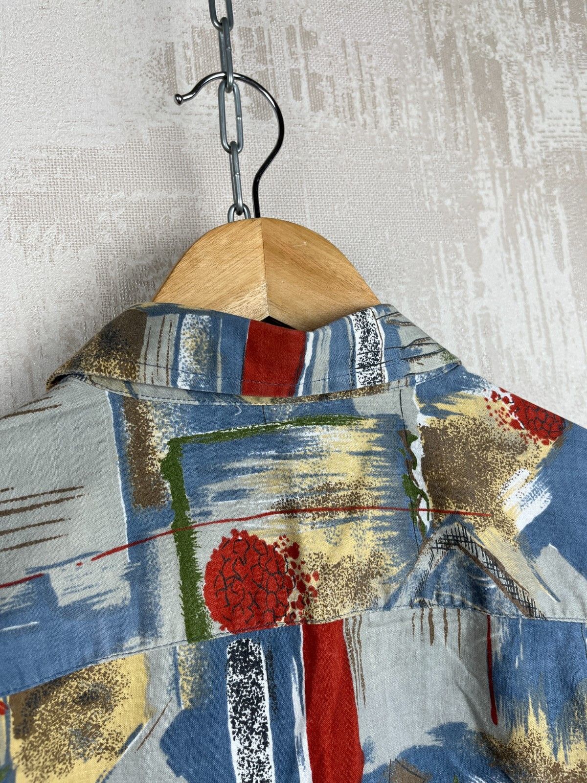 C&A 90's Vintage C&A Abstract Party Crazy Disco Shirt Size US L / EU 52-54 / 3 - 16 Thumbnail
