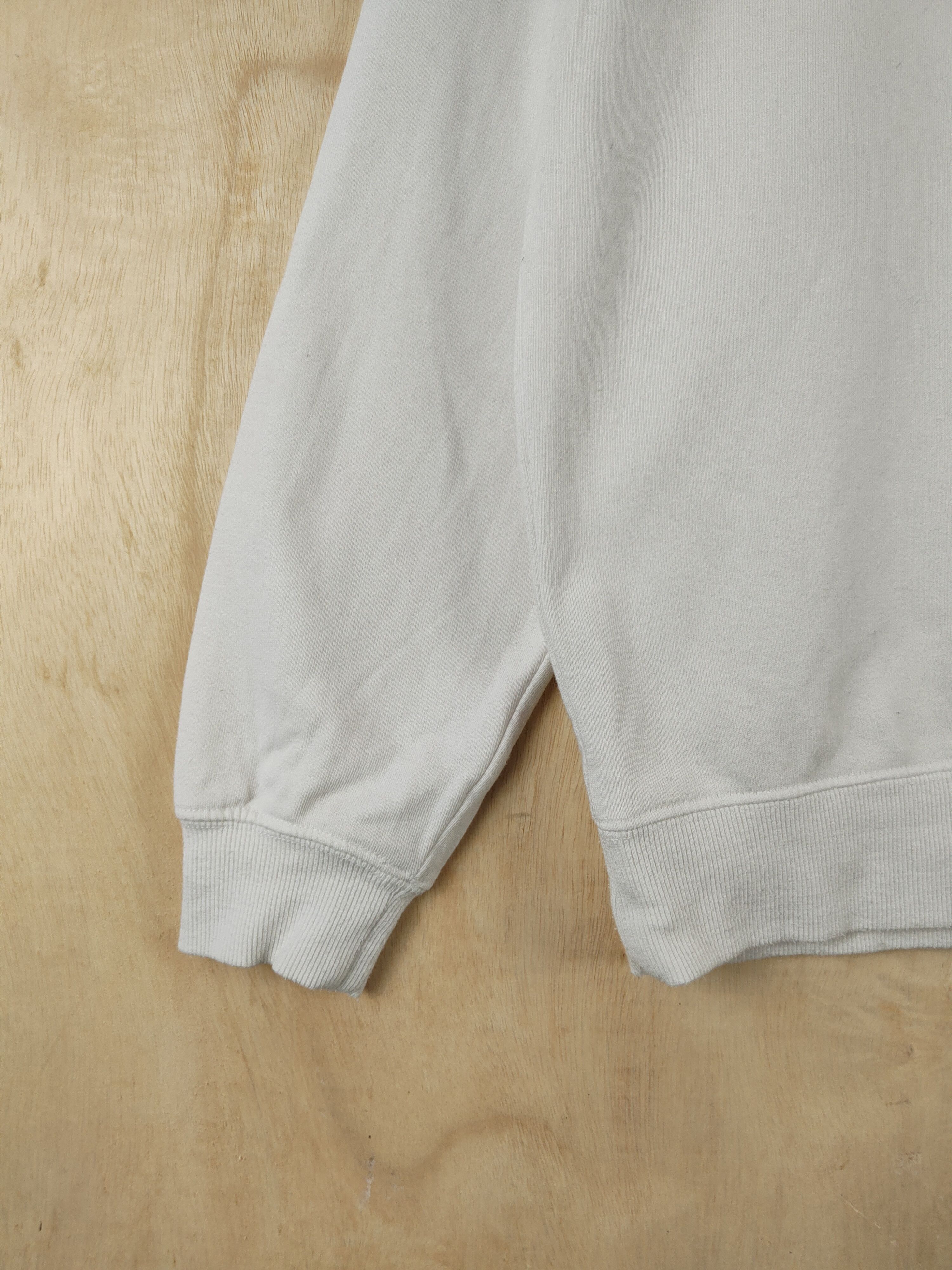 Japanese Brand × Vintage Wego White Butterfly Sweatshirts #S2635 Size M / US 6-8 / IT 42-44 - 4 Thumbnail