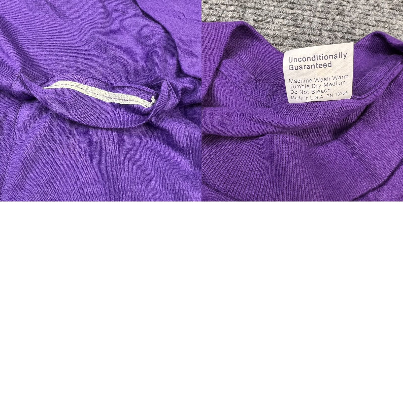 Vintage VINTAGE BVD Shirt Mens M Purple Single Stitch Selvedge Pocket 80s 70s Deadstock USA Size US M / EU 48-50 / 2 - 8 Thumbnail