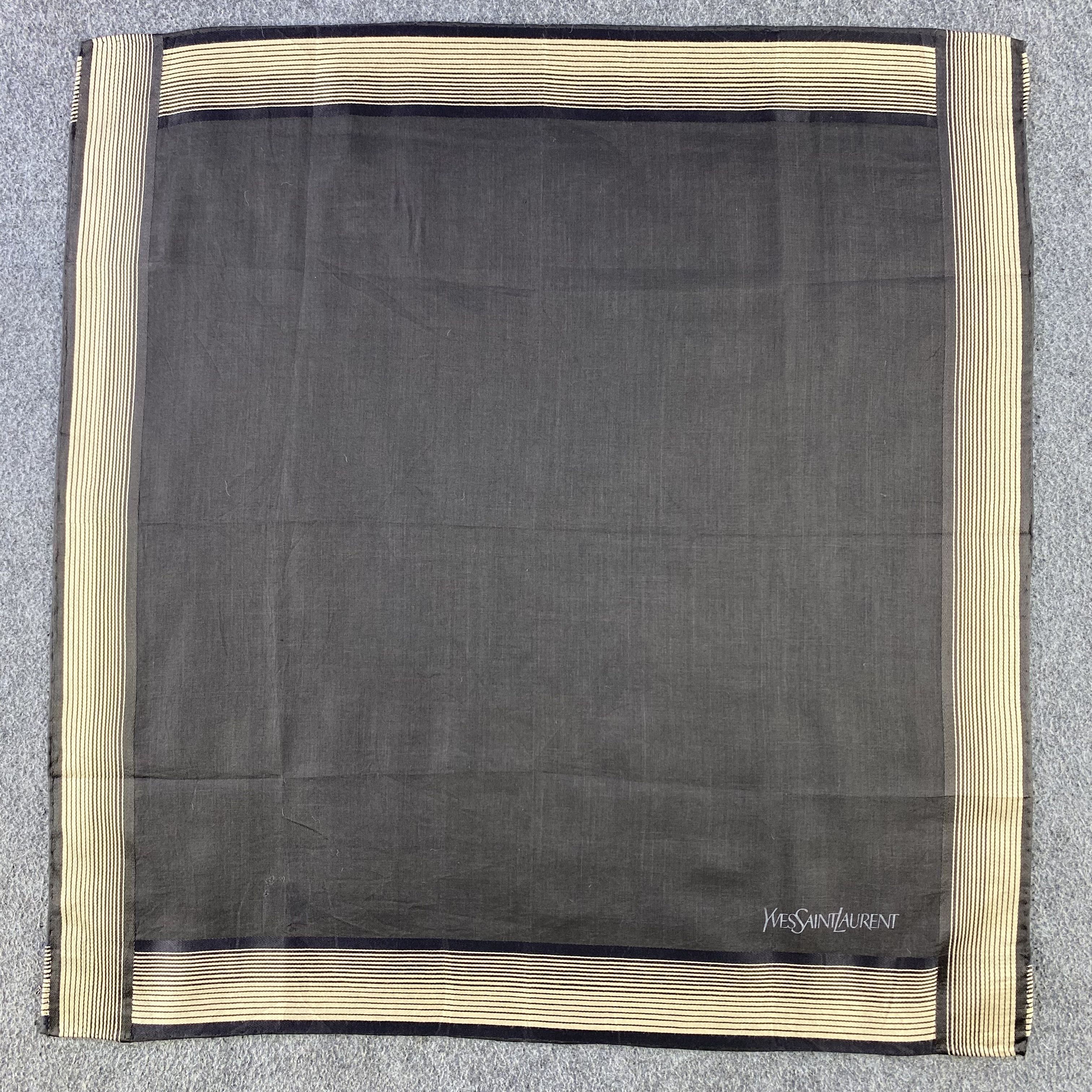 Vintage × Yves Saint Laurent Yves Saint Laurent Handkerchief/Neckerchief/Bandana HC715 Size ONE SIZE - 1 Thumbnail