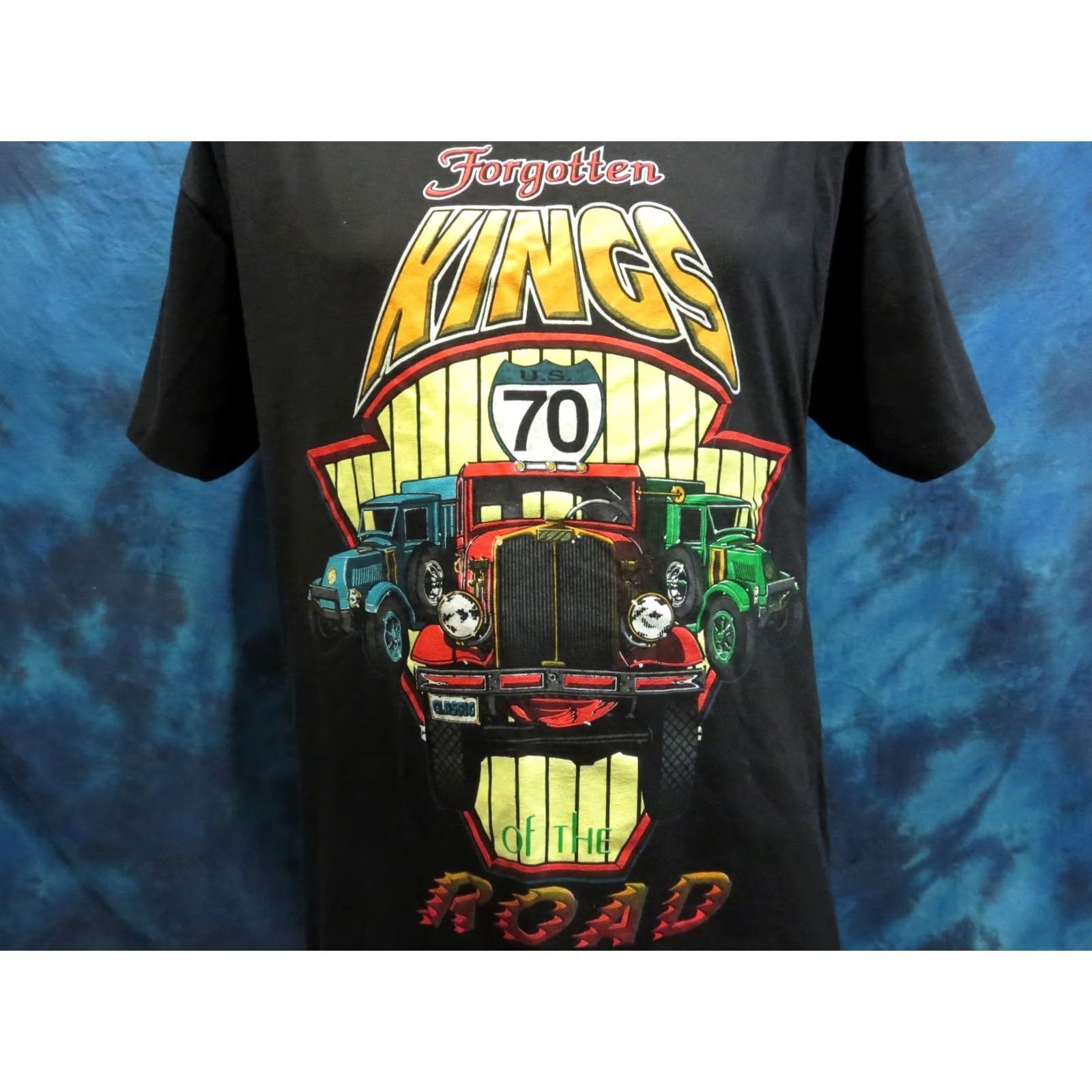 Vintage VINTAGE FORGOTTEN KINGS OF THE ROAD T-Shirt LARGE cartoon trucker 80s 90s Mens Size US L / EU 52-54 / 3 - 4 Thumbnail