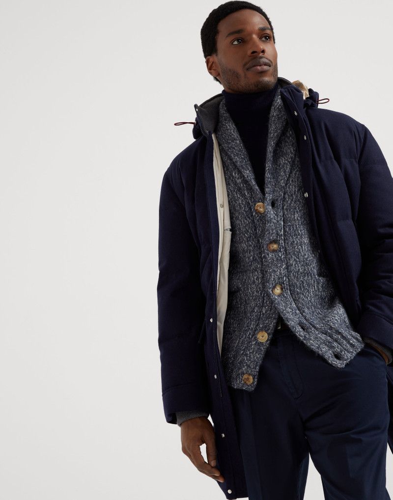Brunello Cucinelli o1w1db10226 Wr Padded Jacket in Open Blue Size US XXL / EU 58 / 5 - 3 Thumbnail