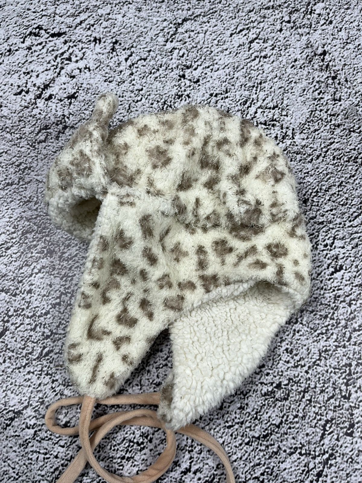 Vintage Y2K Ushanka Hat Trapper Hat Cute Winter animal face Size ONE SIZE - 3 Thumbnail