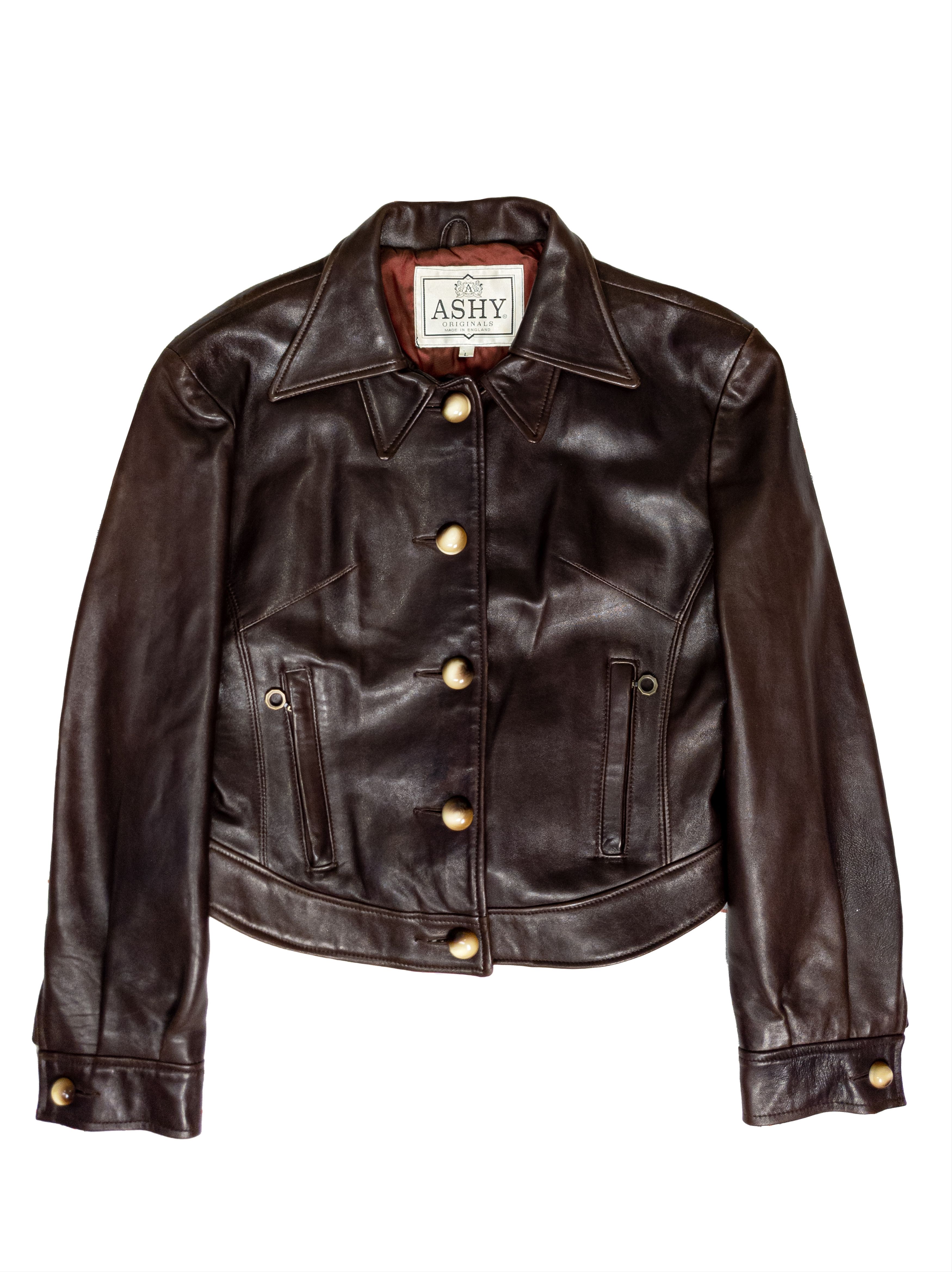 Avant Garde × Leather Jacket × Vintage Vintage UK Women