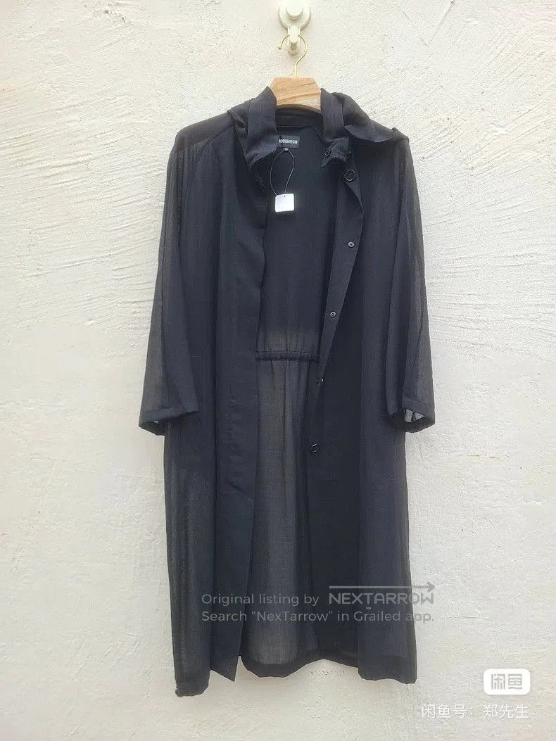 Ann Demeulemeester Ann Demeulemeester Unisex Trench Coat. Size US M / EU 48-50 / 2 - 2 Thumbnail