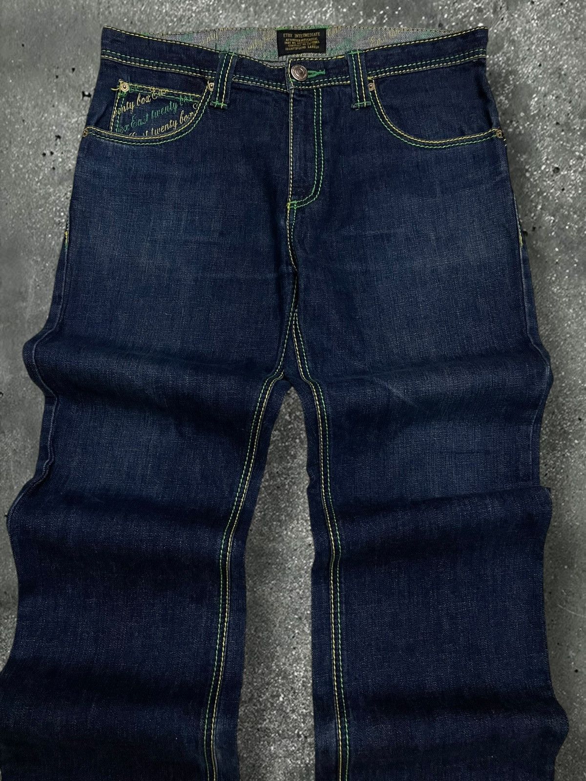 Hysteric Glamour Vintage 1990s Rare Japan Etbx Intermediate Cyberpunk Denim Size US 34 / EU 50 - 11 Thumbnail