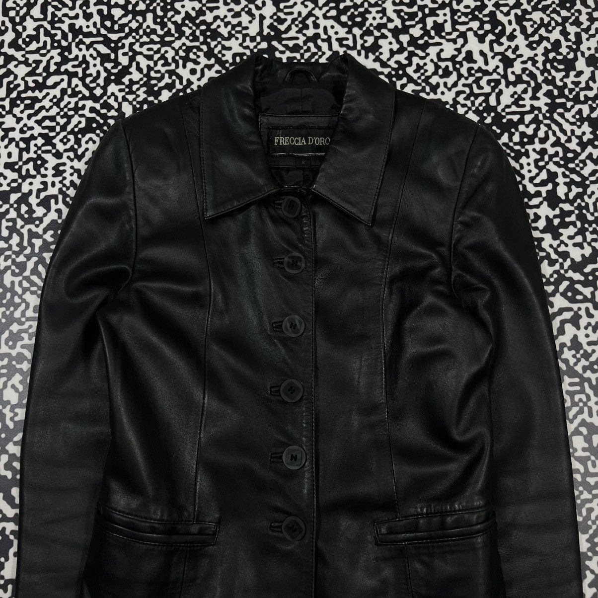 Japanese Brand Vintage Y2K Japanese Leather Jacket Blazer Opium Rick Style Size S / US 4 / IT 40 - 6 Thumbnail