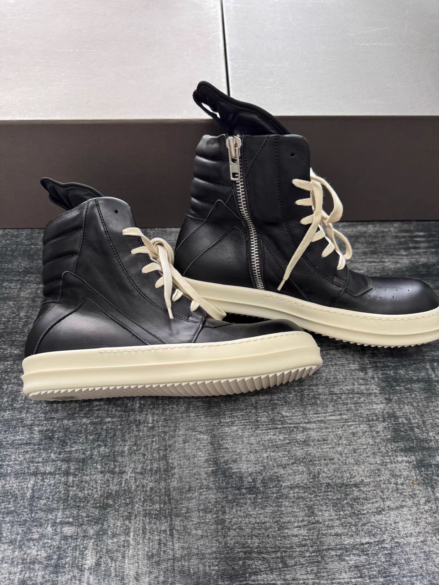Rick Owens Brand New Rick Owens Mainline Geotrash Sneakers Size US 7 / EU 40 - 3 Thumbnail