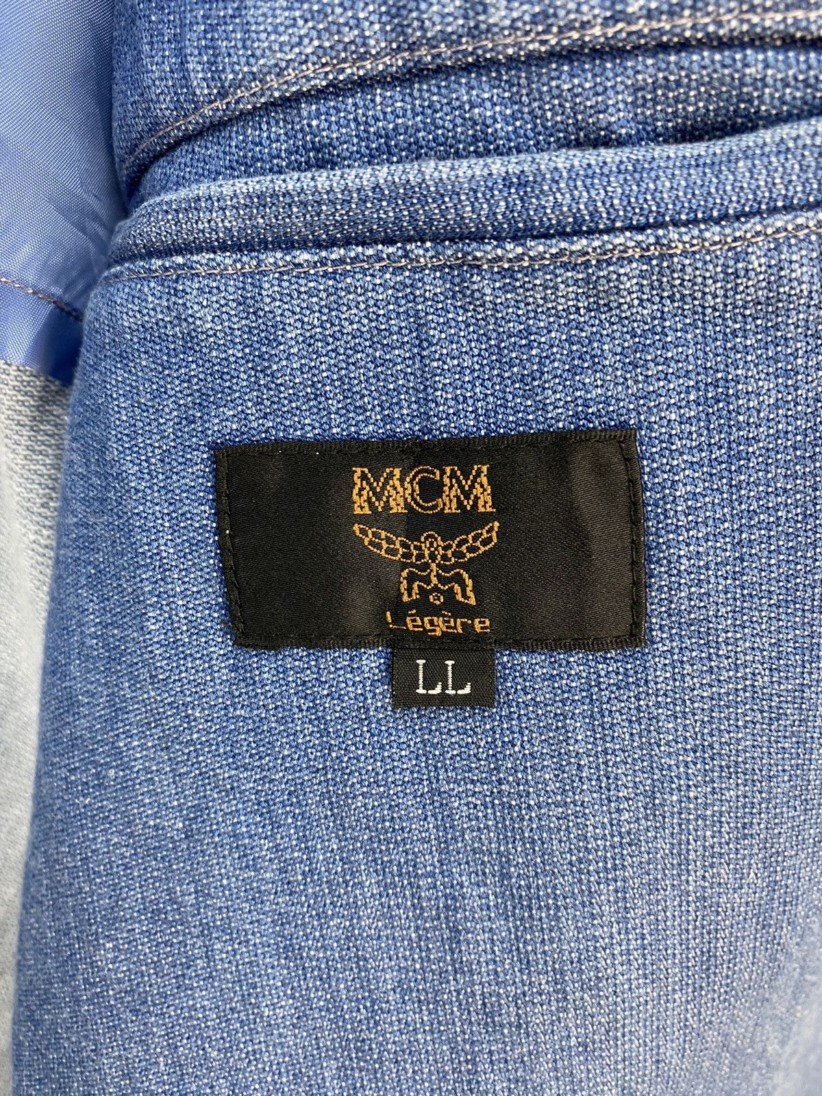 MCM Vintage MCM Denim Jacket Size US L / EU 52-54 / 3 - 8 Thumbnail