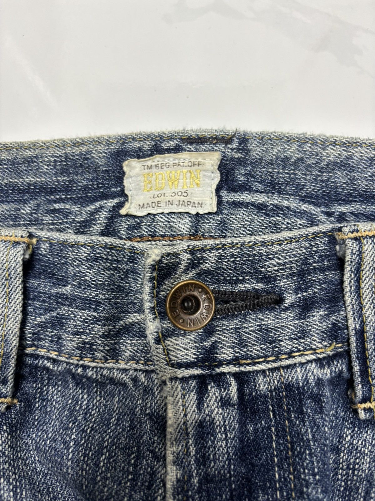 Vintage Edwin 505 Made In Japan Selvedge Jeans Baggy Jeans