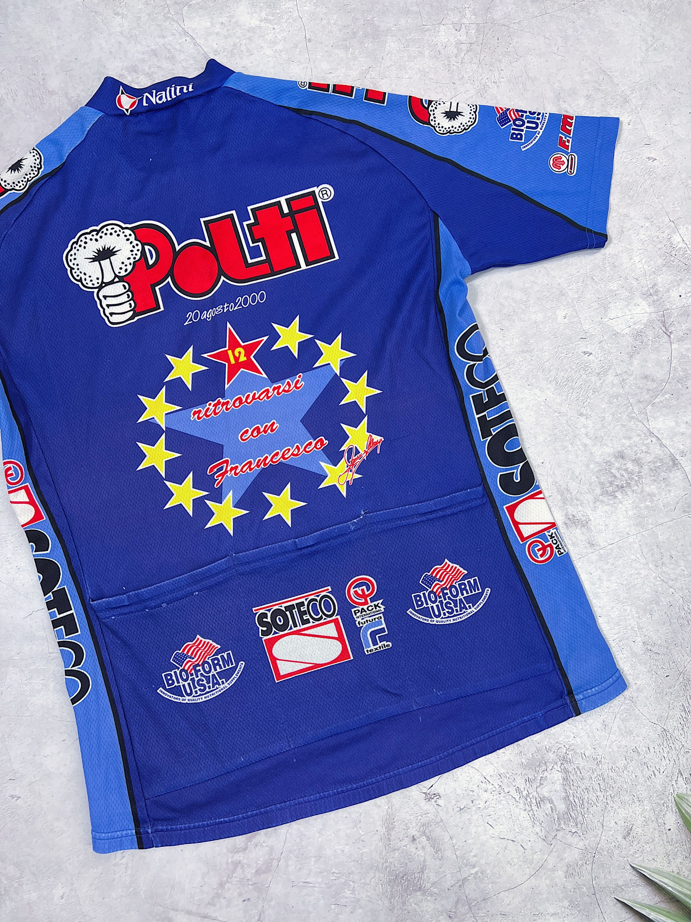 Vintage Vintage Nalini Polti Cycling Jersey Bio - Form USA Size US M / EU 48-50 / 2 - 8 Thumbnail