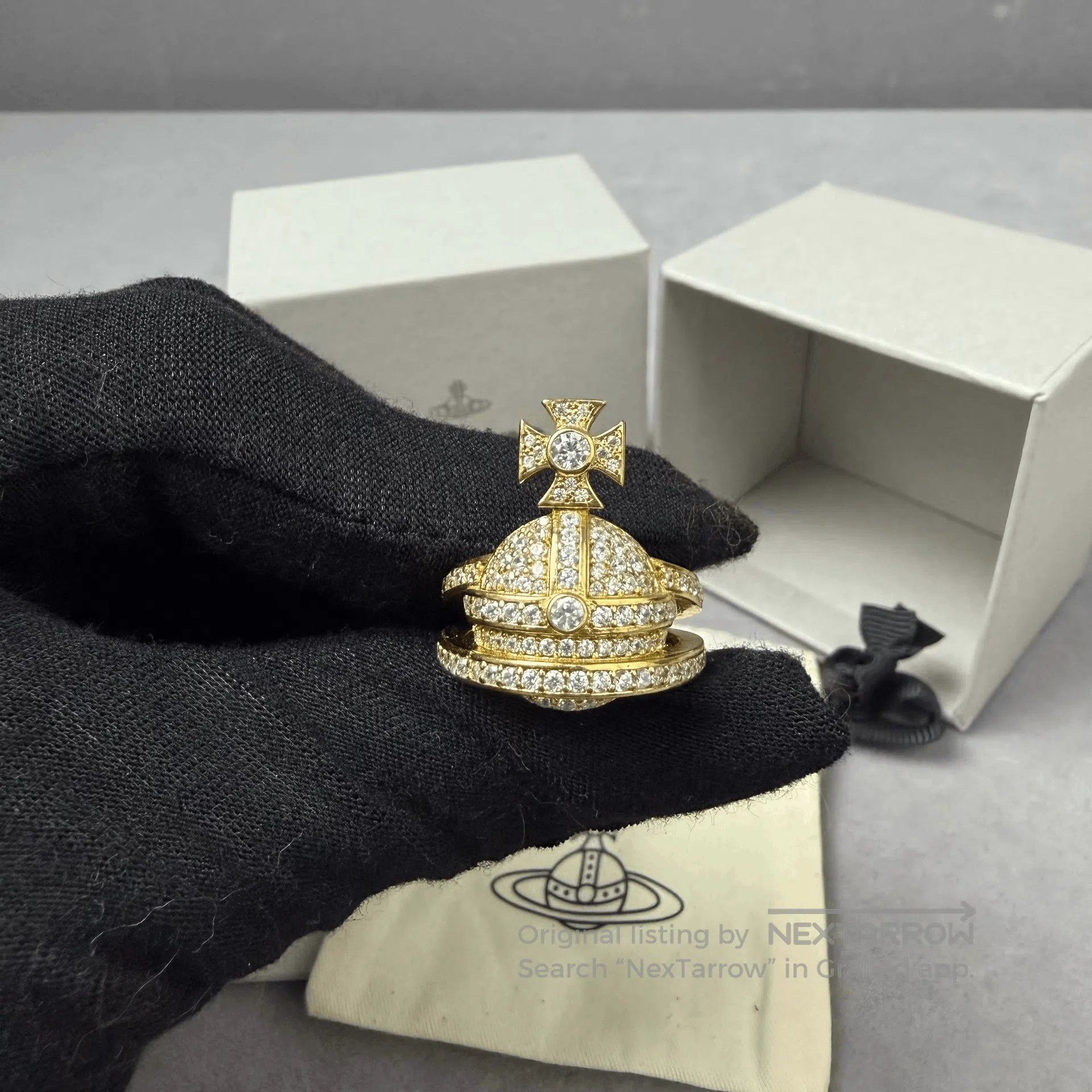 Vivienne Westwood Vivian Westwood Saturn Diamond Ring L. Size ONE SIZE - 2 Thumbnail