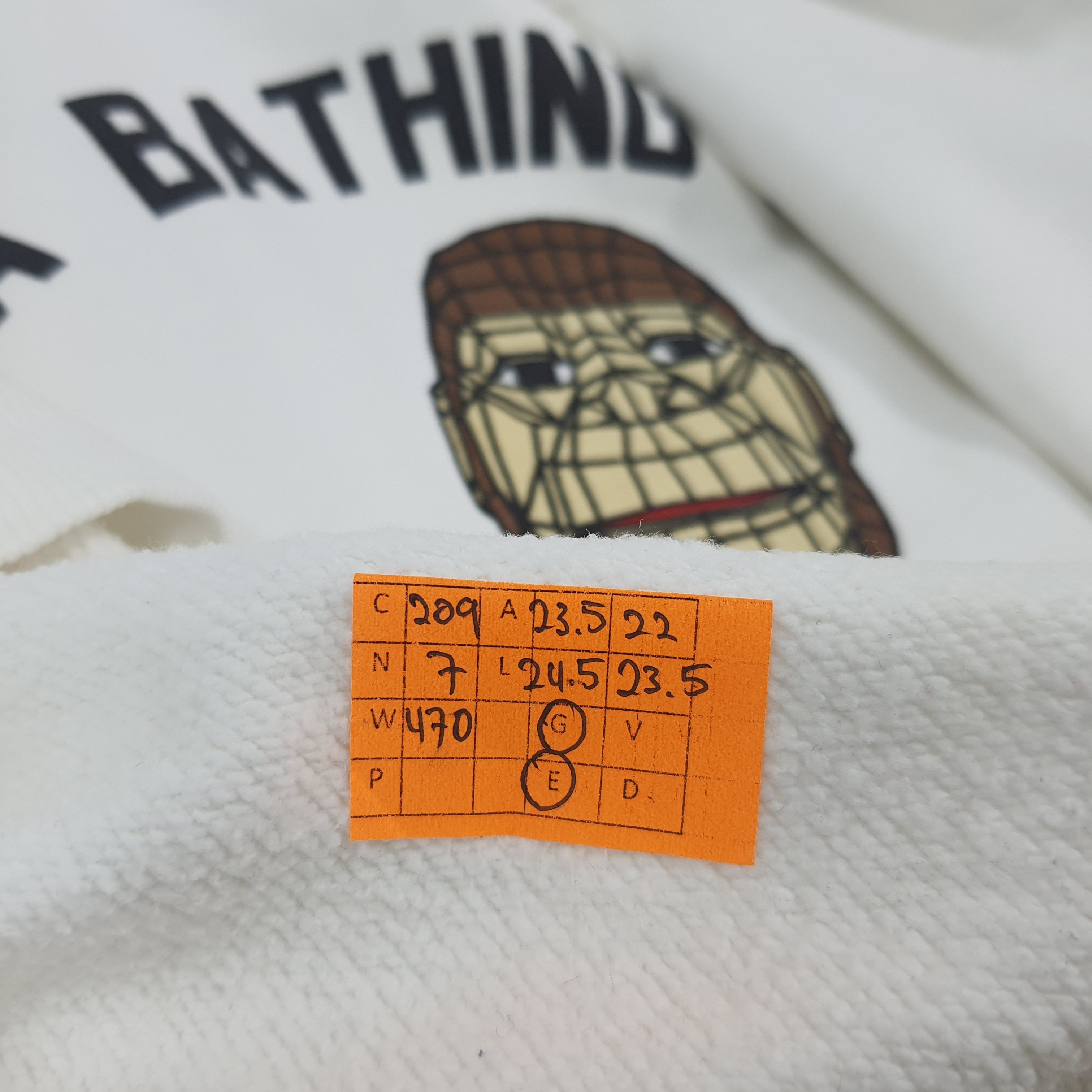 Bape × Vintage Vintage BAPE A Bathing Ape Boxy Japan Brand Sweatshirt Size US L / EU 52-54 / 3 - 9 Thumbnail