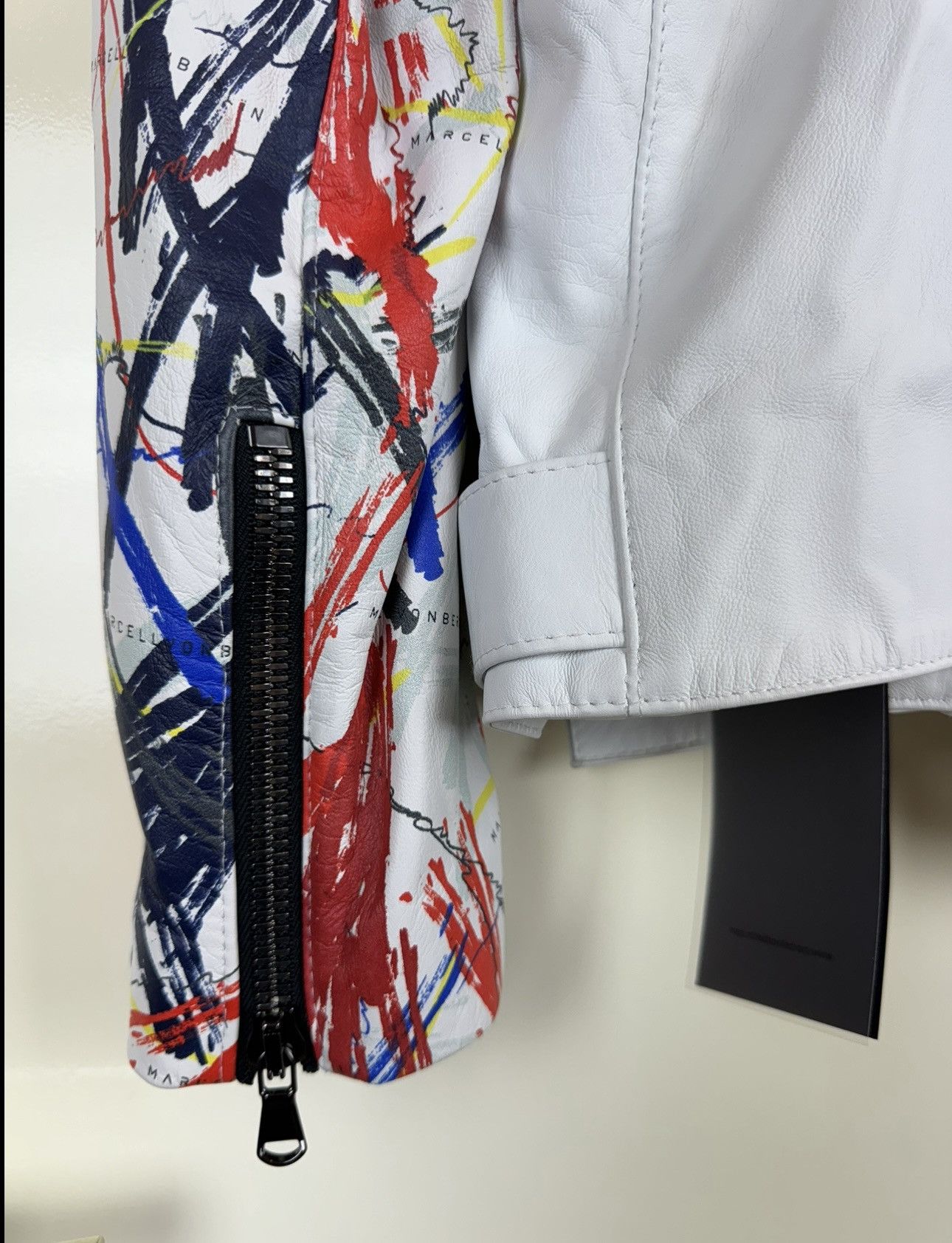 Hysteric Glamour MARCELL VON BERLIN Avant Garde Biker Moto Leather Jacket XL Size US XL / EU 56 / 4 - 15 Thumbnail