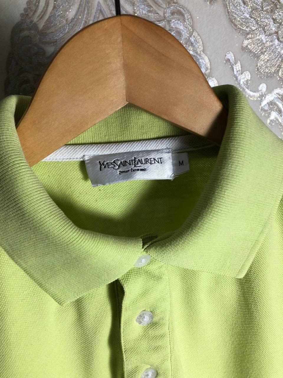 Saint Laurent Paris VINTAGE YVES SAINT LAURENT RETRO POLO CLASSIC DESIGNER 90s Size US M / EU 48-50 / 2 - 3 Thumbnail