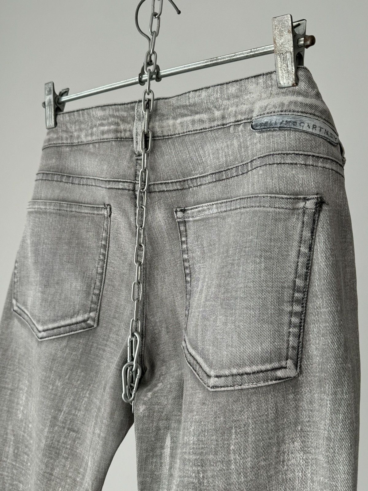 Stella McCartney Stella McCartney Acid Wash Slim Grey Jeans Pants Size US 31 - 7 Thumbnail