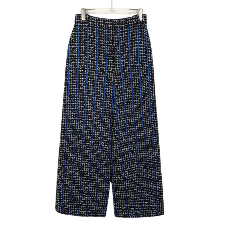 Chanel ChanelRoof Series Color-matched woven casual wide-leg trous Size 25" / US 0 / IT 36 - 1 Thumbnail