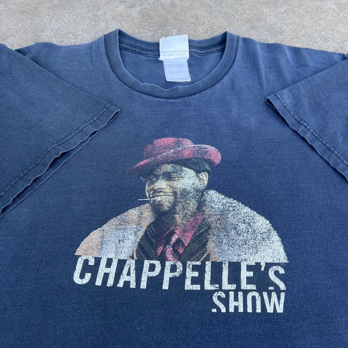 Rap Tees Vintage Y2K DaveChappelle Show Silky Johnson Thrashed Faded Size US XXL / EU 58 / 5 - 1 Thumbnail