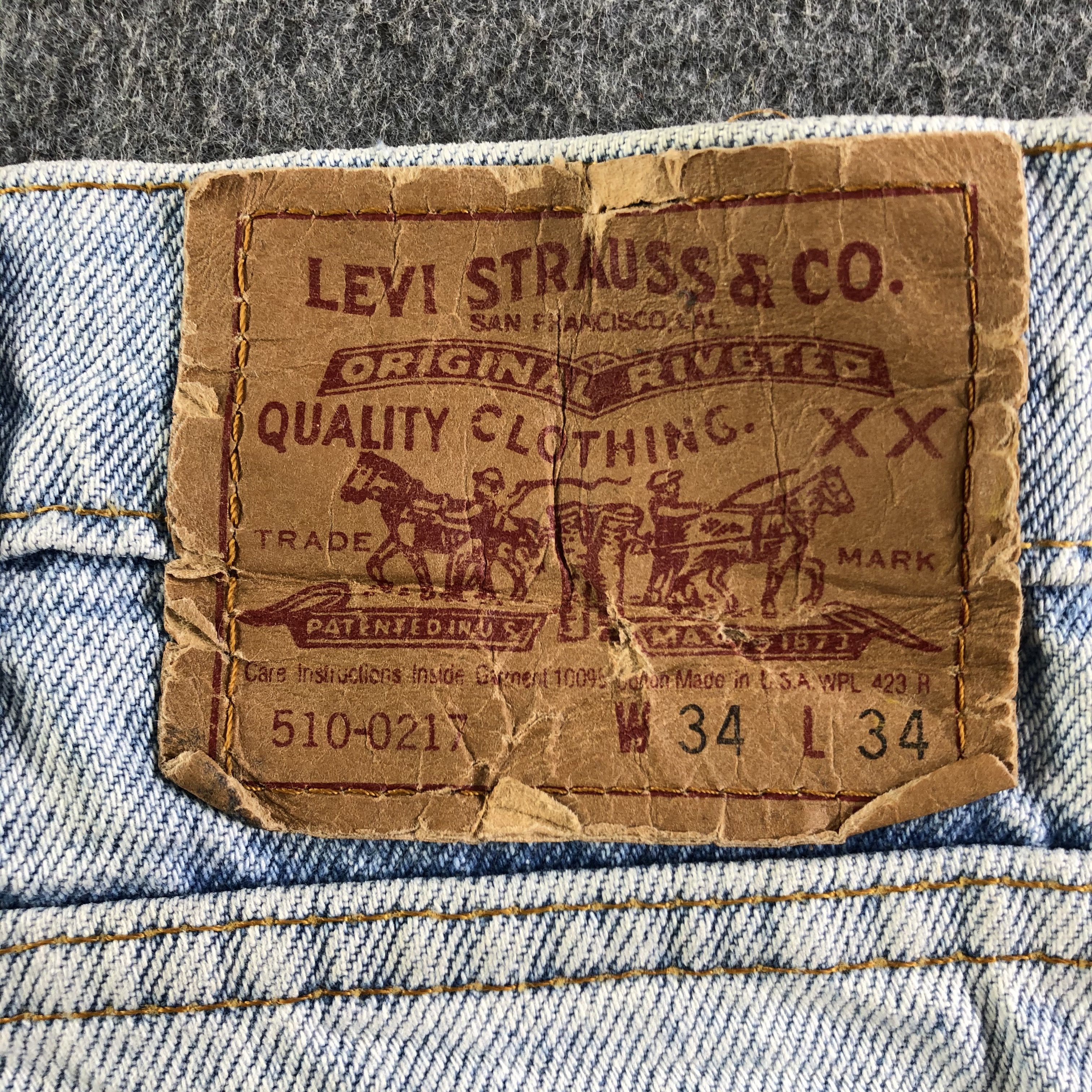 Levi's Vintage Light Wash Levis Jeans-J4577 Size US 32 / EU 48 - 5 Thumbnail