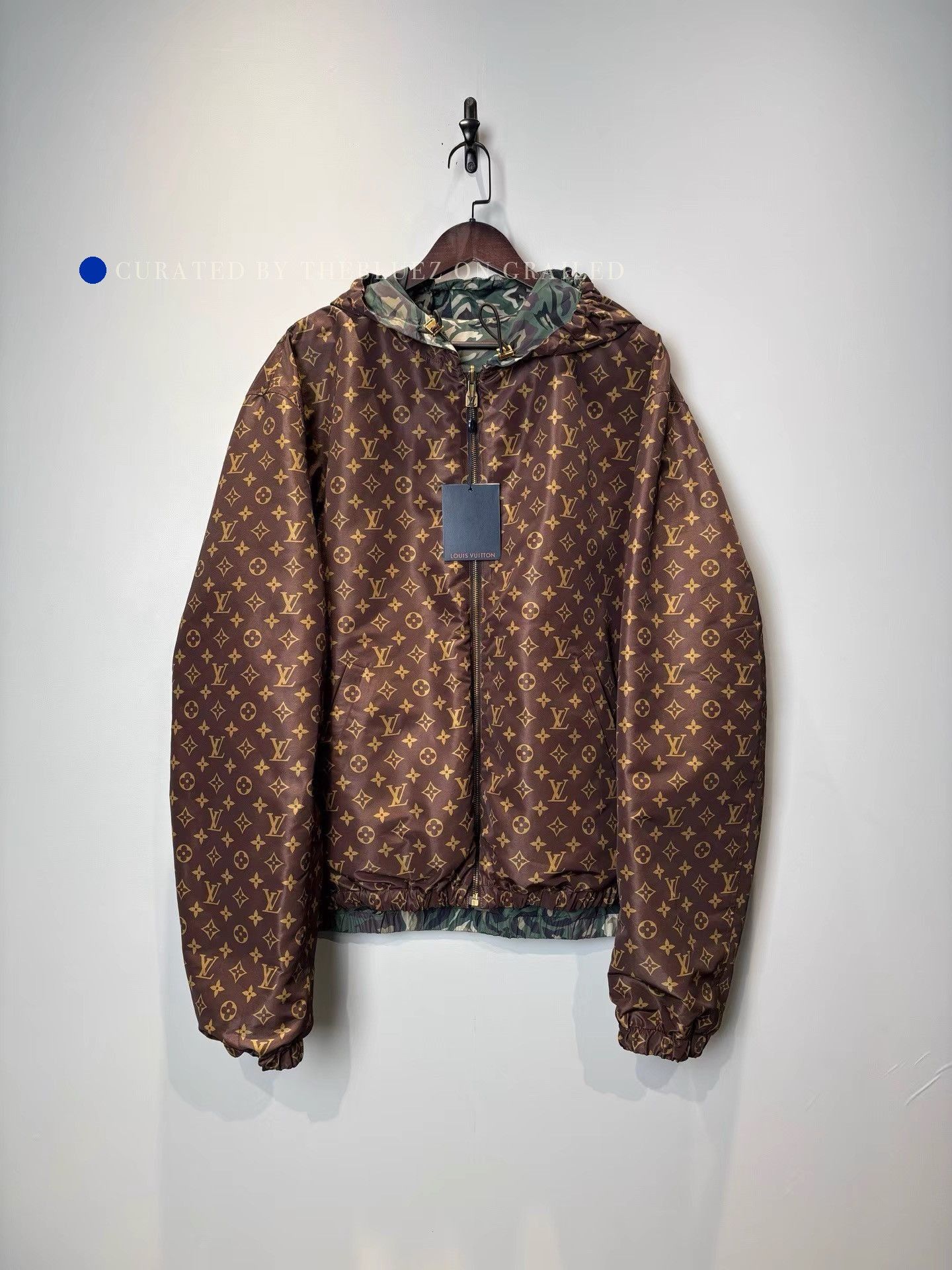 Louis Vuitton Monogram Camo Reversible Jacket in Brown Size US XXL / EU 58 / 5 - 1 Thumbnail