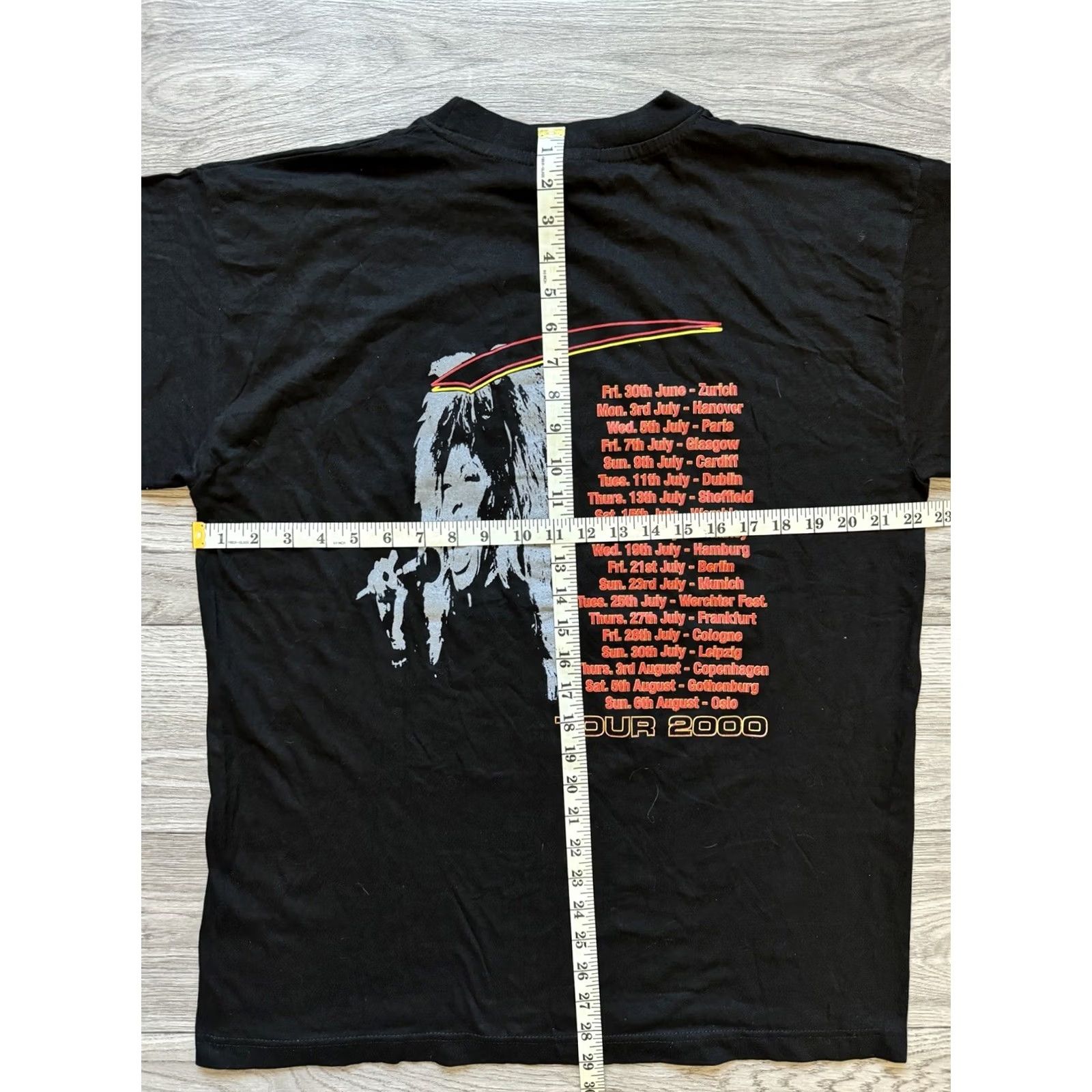 Vintage VINTAGE Tina Turner T Shirt XL Black Mens Concert Tee Size US XL / EU 56 / 4 - 6 Thumbnail