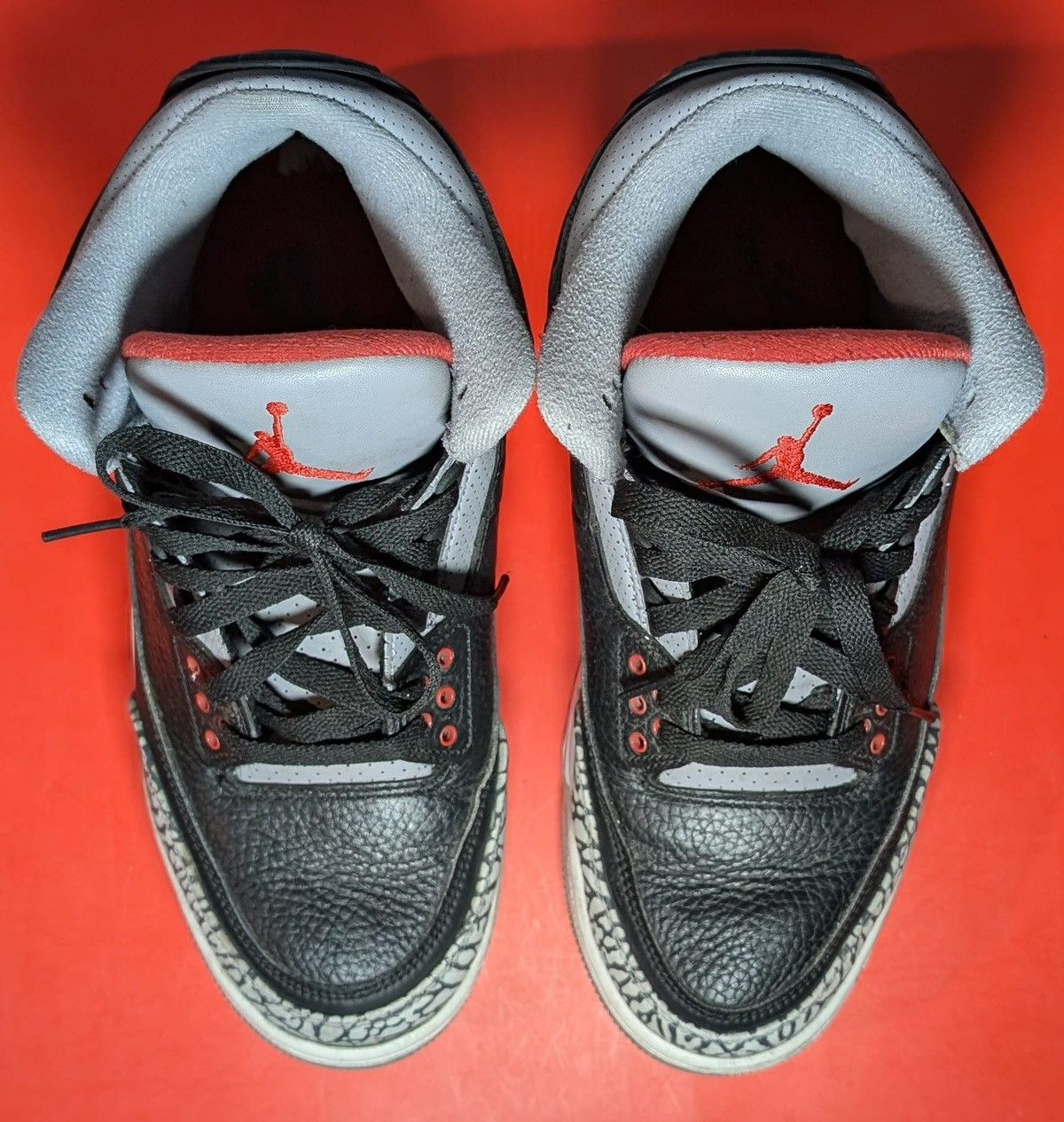 Jordan Brand Size 9 - Jordan 3 Retro OG Black Cement Size US 9 / EU 42 - 4 Thumbnail