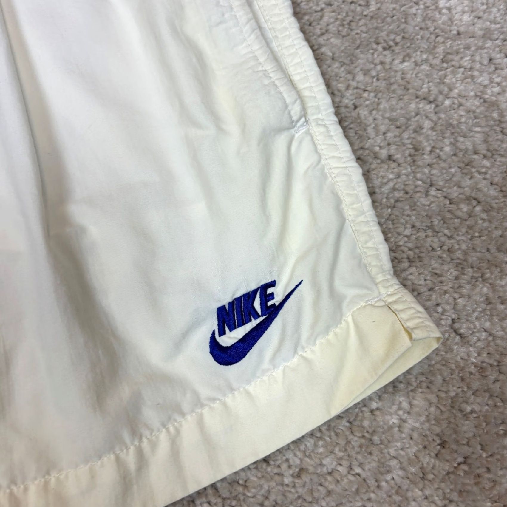 Nike VINTAGE Nike Tennis Shorts Men L White Agassi Sampras Drawstring Court Challenge 90s Size US 33 - 3 Thumbnail