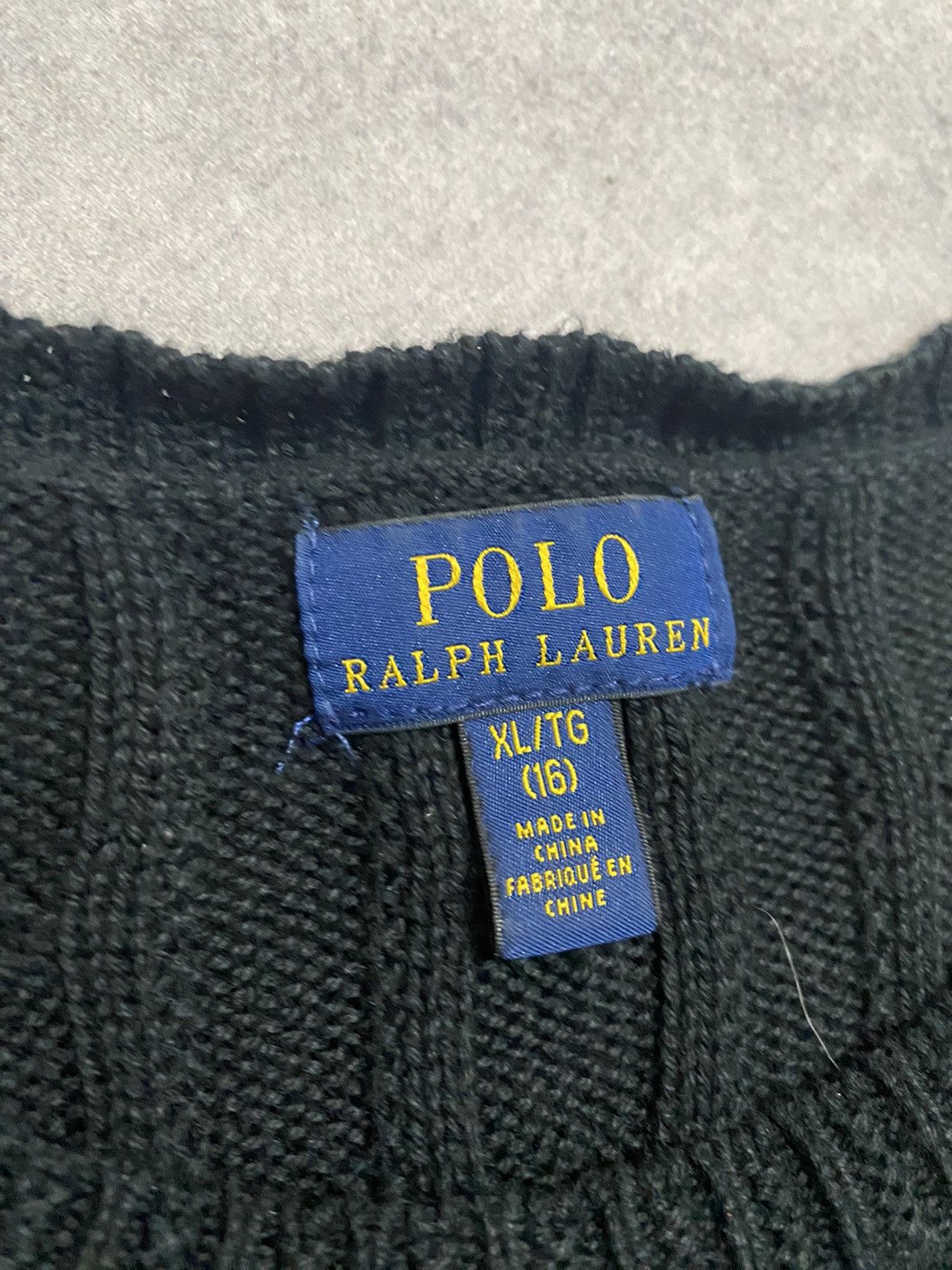 Polo Ralph Lauren × Ralph Lauren Polo Ralph Lauren Sweater Dress Cable Knit Long Sleeve Size L / US 10 / IT 46 - 5 Thumbnail