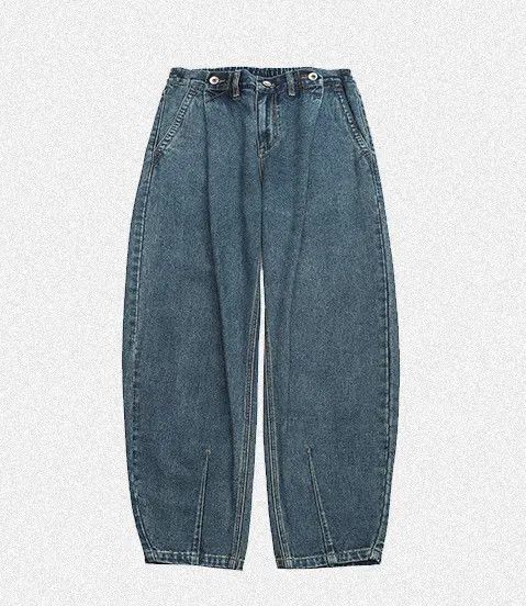 Japanese Brand Loose trendy Japanese wide-leg versatile jeans Size US 32 / EU 48 - 4 Thumbnail