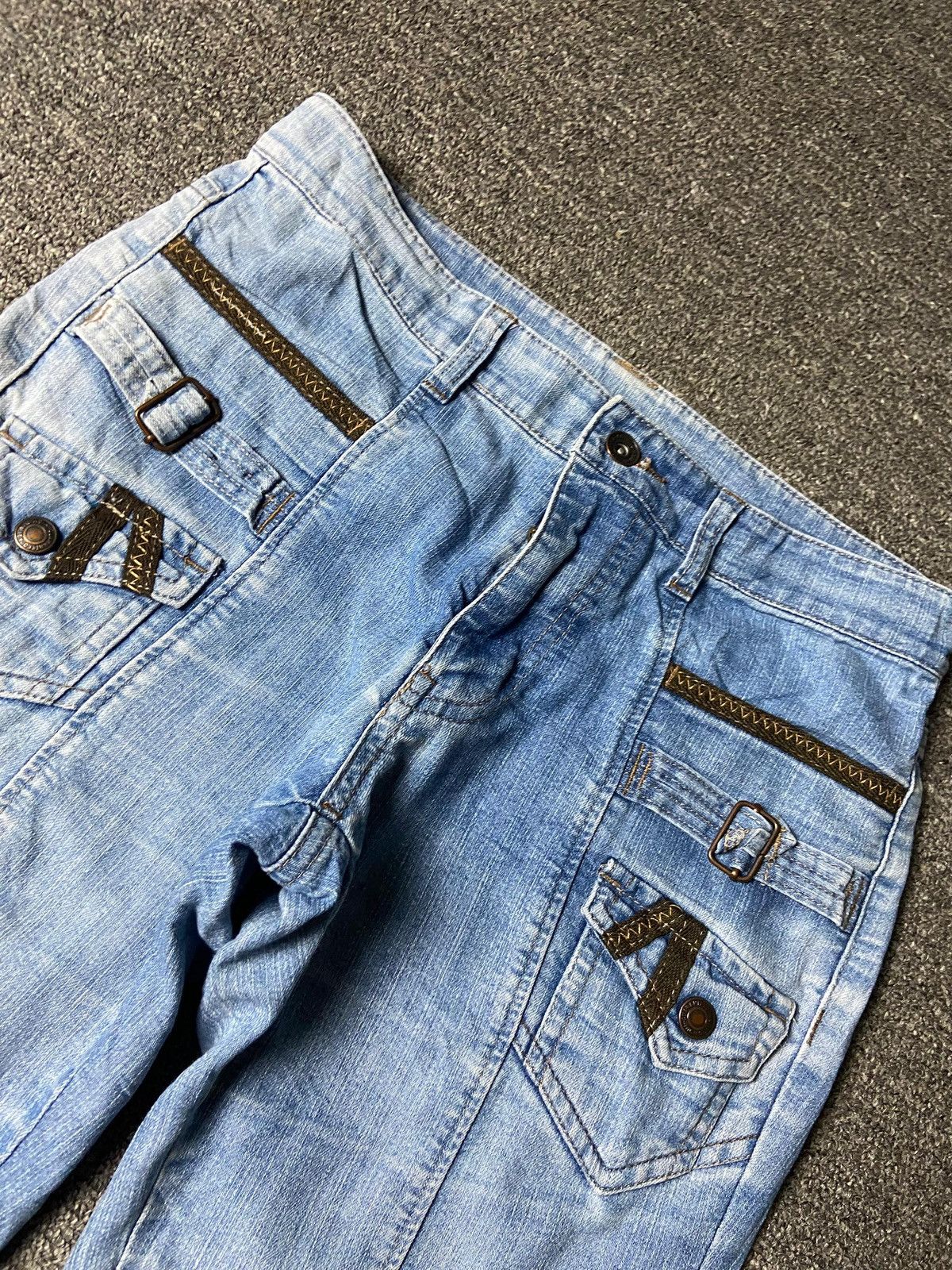 Japanese Brand Japanese Brand Denim Jeans with Vertical Seams (165) Size US 30 / EU 46 - 8 Thumbnail
