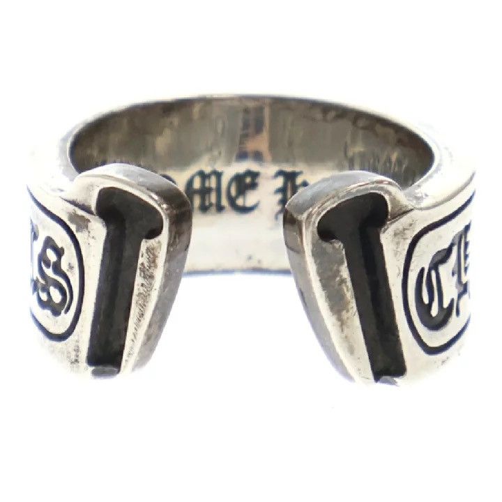 Chrome Hearts CHROME HEARTS LARGE SCROLL LABEL SILVER RING Size ONE SIZE - 2 Thumbnail