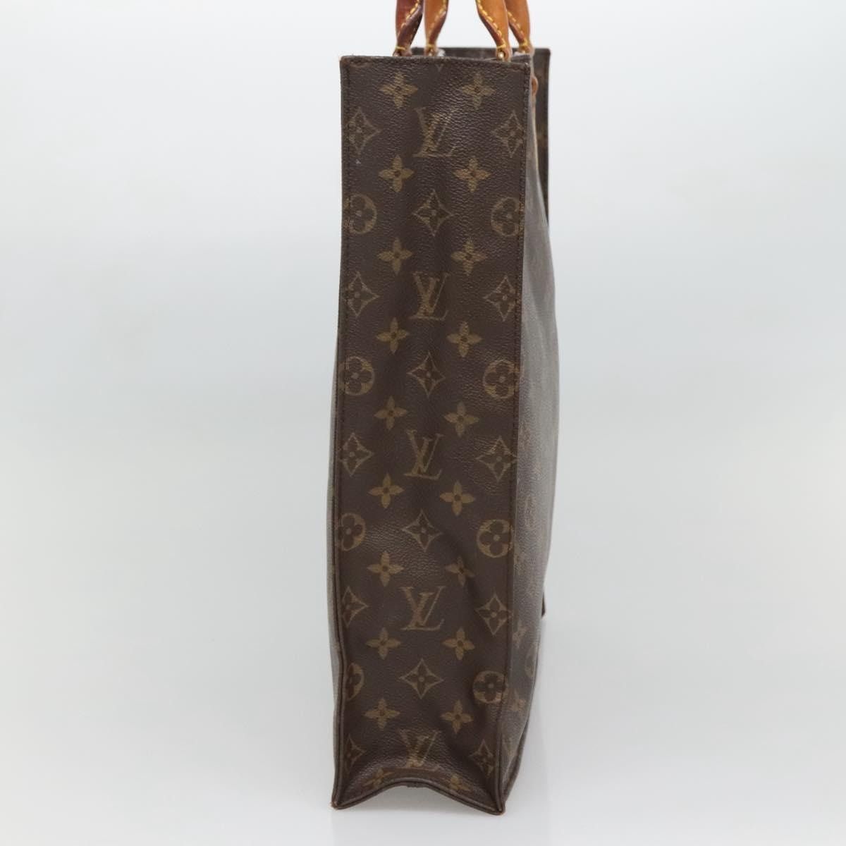 Louis Vuitton LOUIS VUITTON Monogram Sac Plat Hand Bag M51140 Size ONE SIZE - 3 Thumbnail