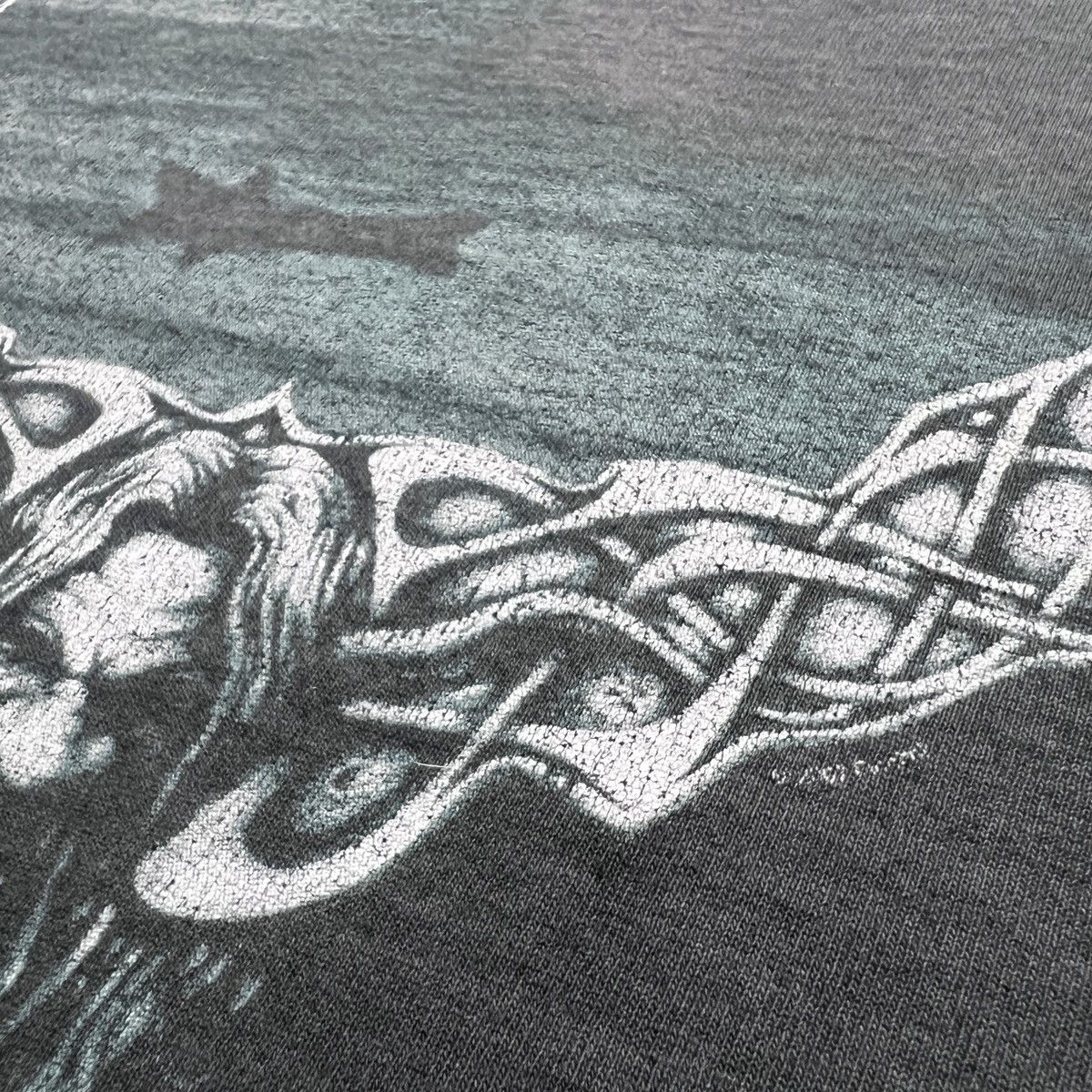Vintage Y2K Finntroll Graphic Tee Thrashed Faded XL Folk Black metal Size US XL / EU 56 / 4 - 6 Thumbnail
