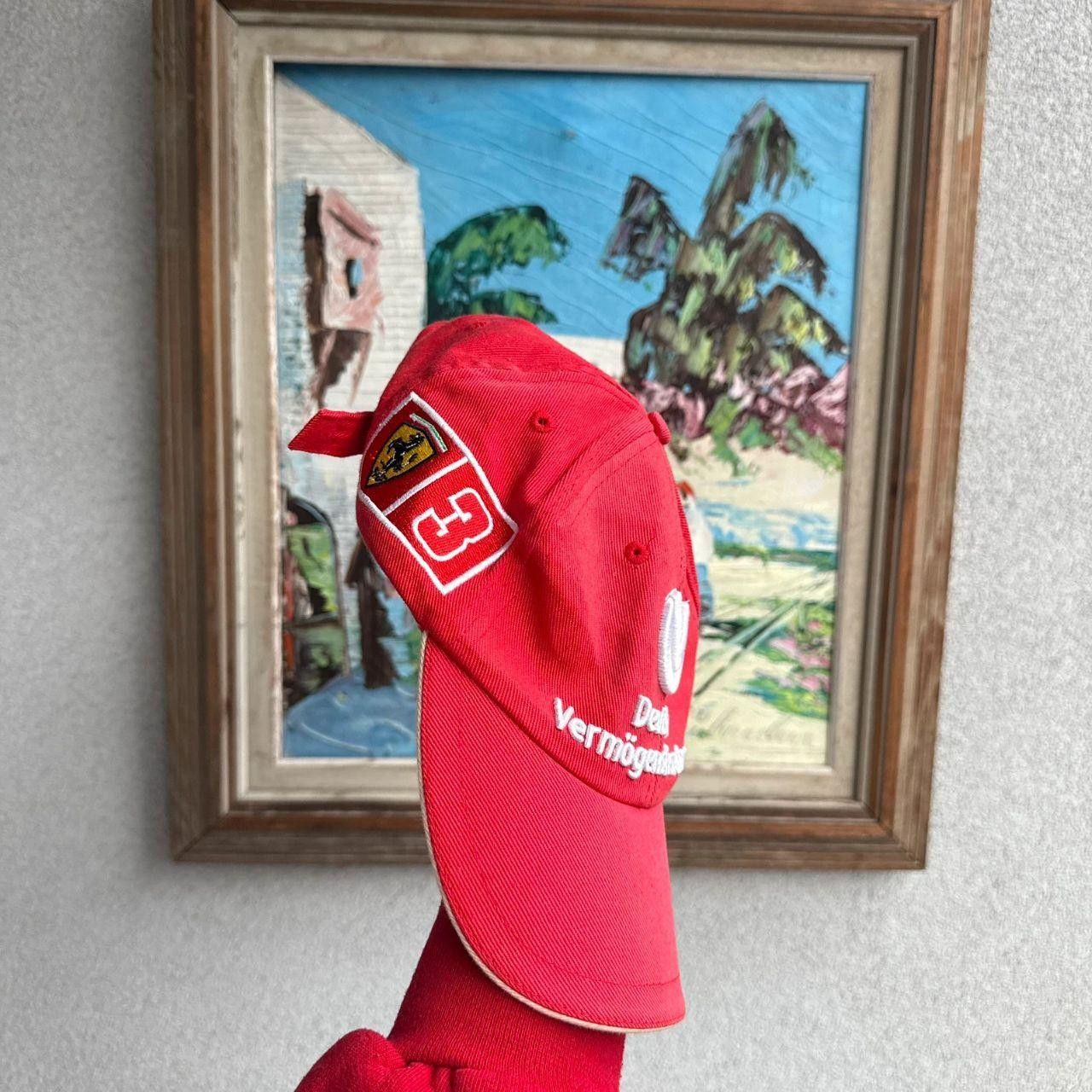 Ferrari Ferrari Cap Red Vintage Racing Size ONE SIZE - 2 Thumbnail