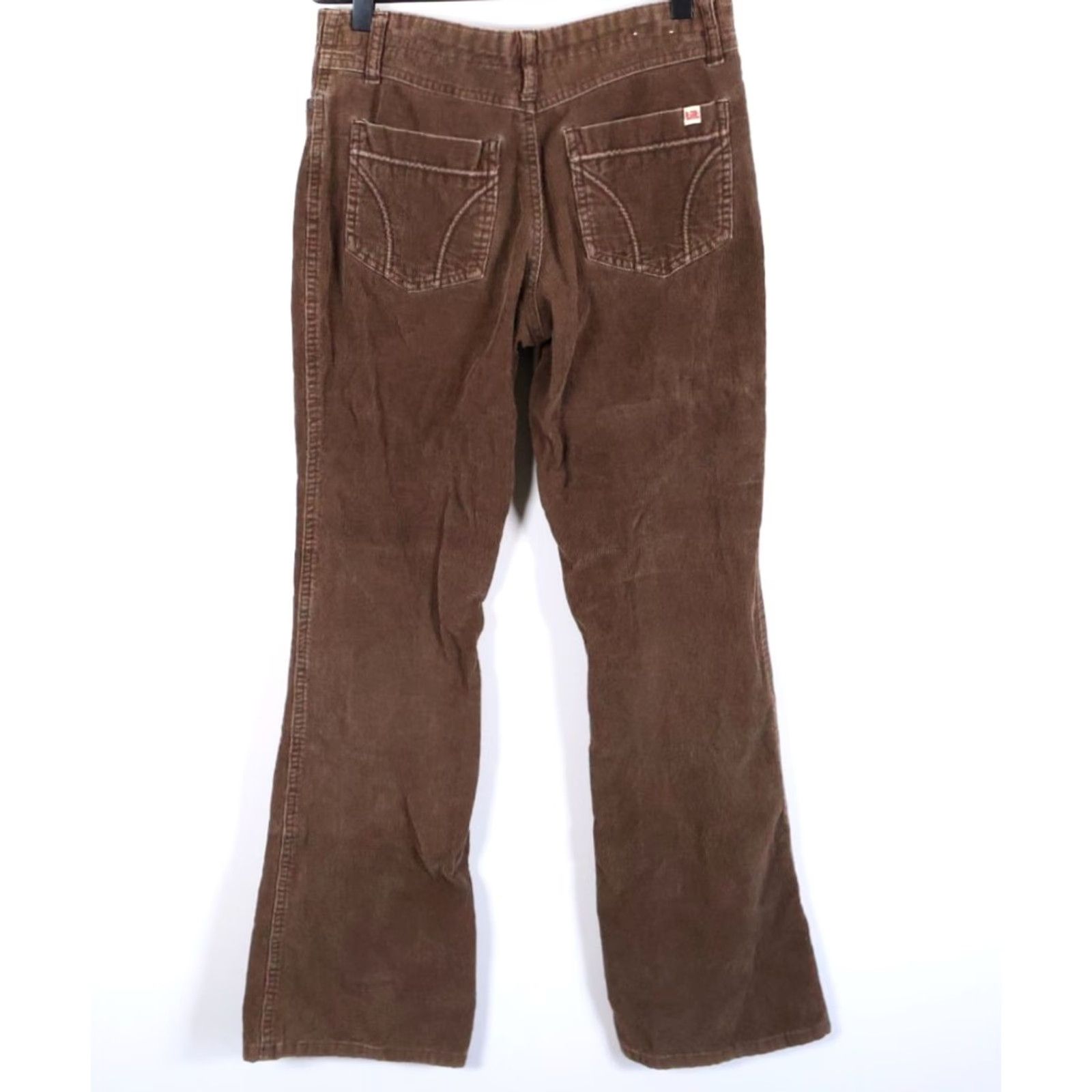 Vintage VINTAGE Tilt Corduroy Flared Pants Women's 1 Regular 28 x 30 Brown 80s Retro Boho Hip​pie Pants Size 28" / US 6 / IT 42 - 2 Thumbnail