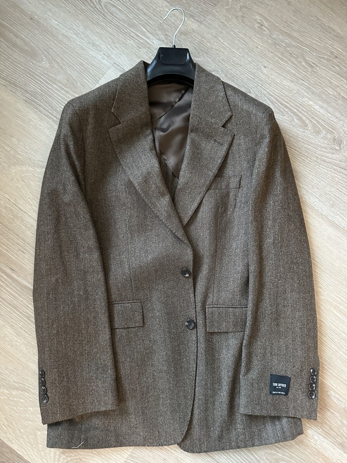 Todd Snyder Todd Snyder Brown Flannel Blazer BNWT Size 40R - 1 Thumbnail