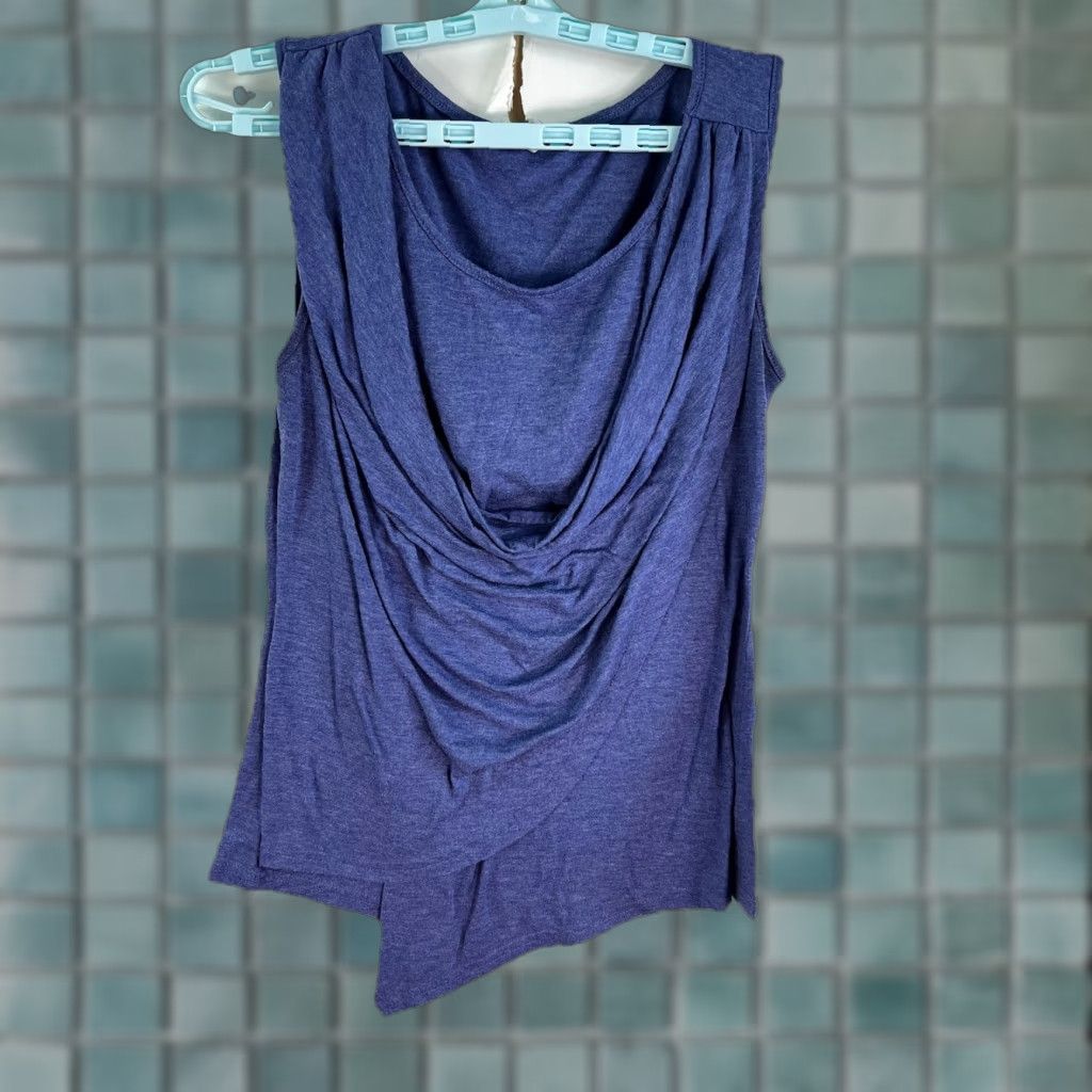 Vintage Dressfo Sleeveless Top Womens Size 8 Heather Blue Dressfo Sleeveless Top Womens 8 Blue Size M / US 6-8 / IT 42-44 - 1 Thumbnail