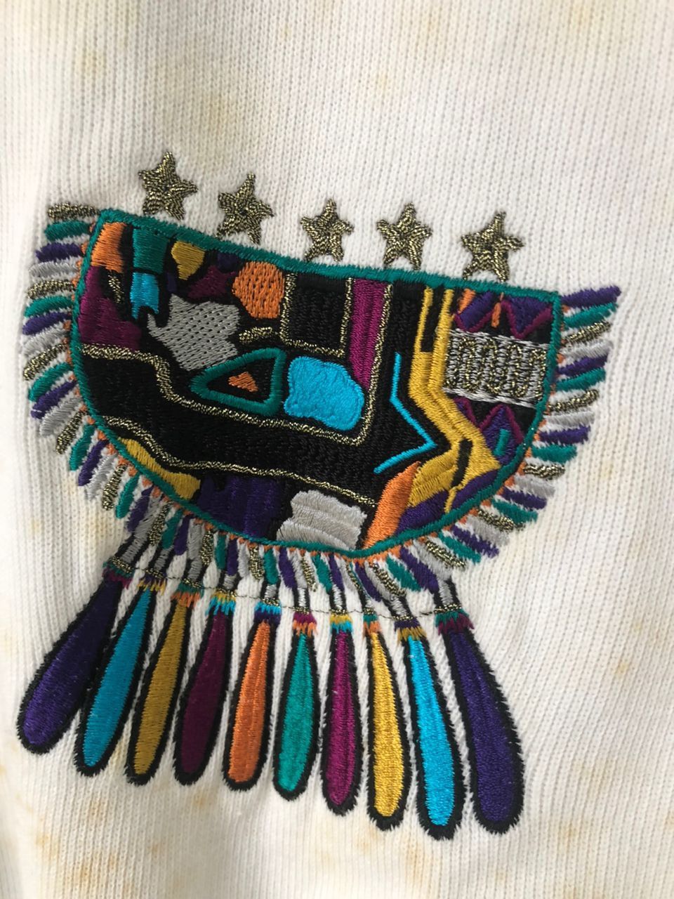 Vintage Sun Face (sun deity) crewneck Size US L / EU 52-54 / 3 - 6 Thumbnail