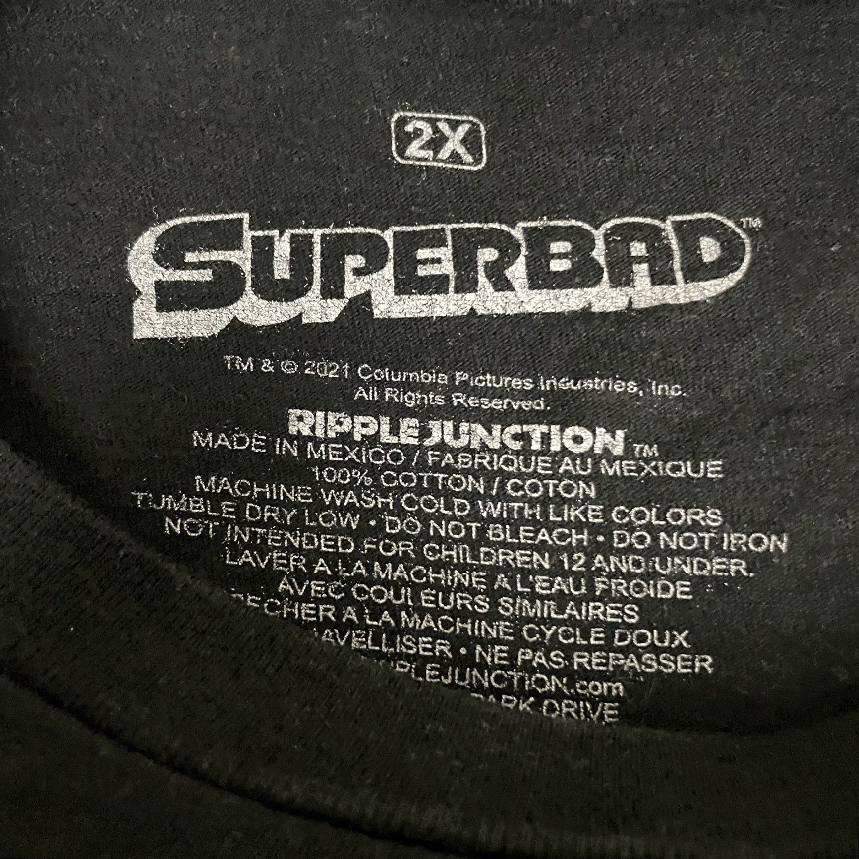 Ripple Junction McLovin Driver License Graphic T-Shirt Adult 2XL Black Short Sleeve Crew Neck Logo Ripple Junction 90s Superbad Movie Funny USA Men Size US XXL / EU 58 / 5 - 4 Thumbnail