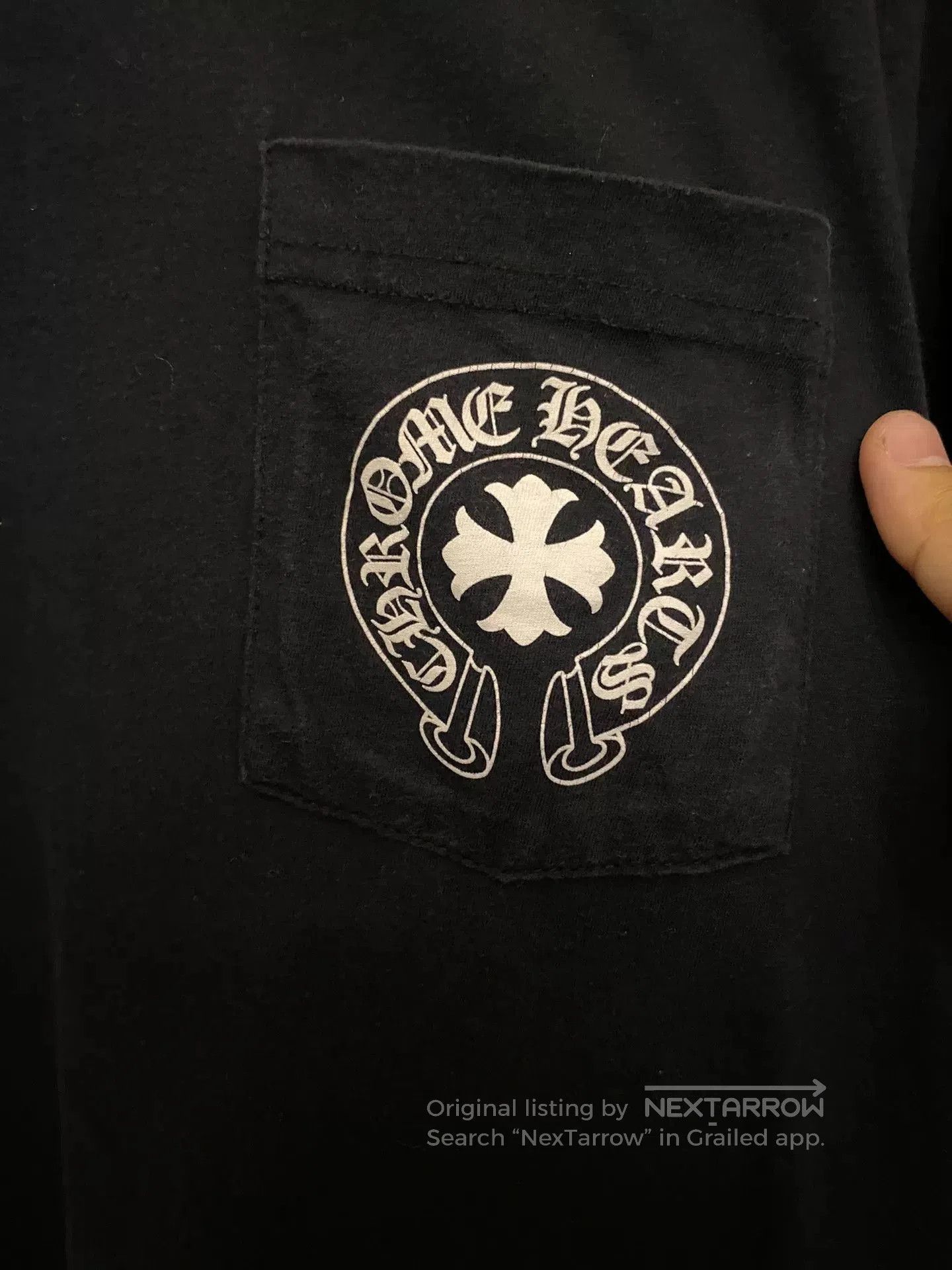 Chrome Hearts Chrome Hearts Black Short Sleeve T. Size L / US 10 / IT 46 - 3 Thumbnail