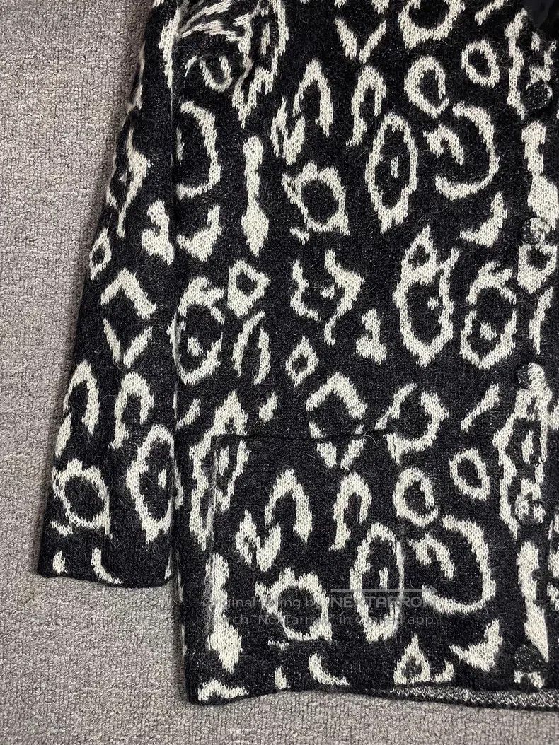 Saint Laurent Paris Saint Laurent Paris Mohair Leopard Print Cardigan Size US XS / EU 42 / 0 - 2 Thumbnail