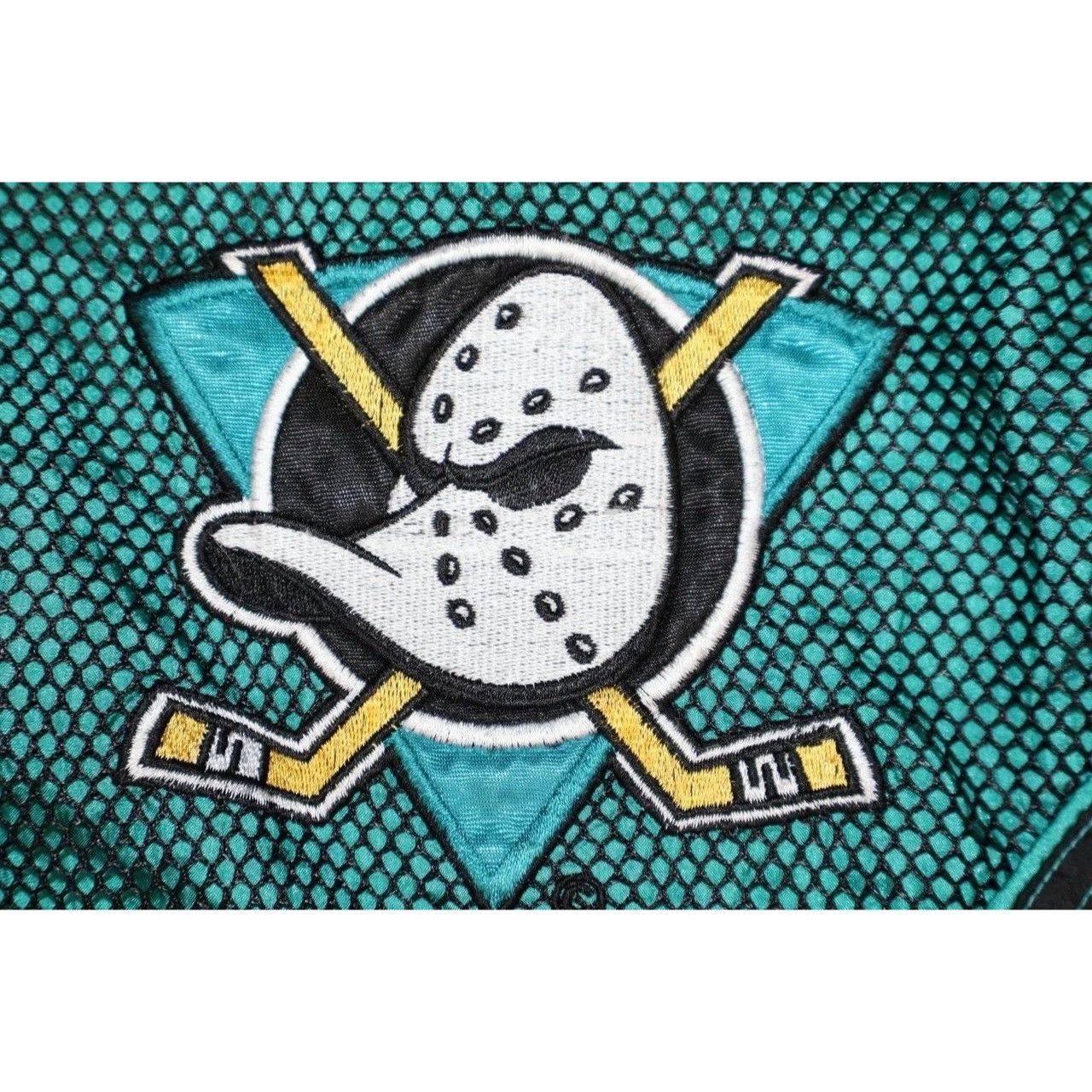 Pro Player Vintage 90s Anaheim Mighty Ducks Pro Player Jacket Teal Size US M / EU 48-50 / 2 - 5 Thumbnail