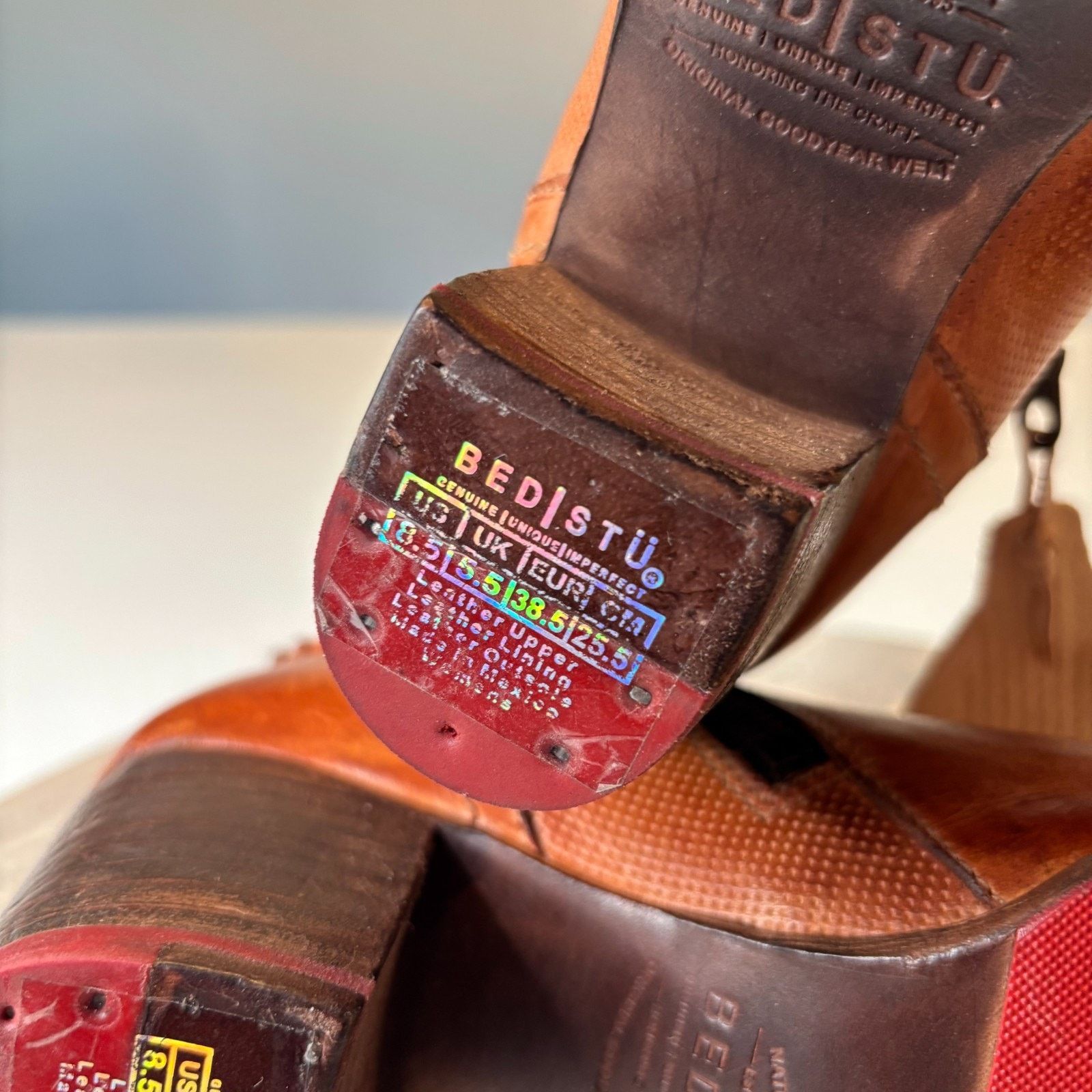 Bed Stu BedStu Carla Booties Tan Rustic Western Boho Boots Sz 8.5 Size US 8.5 / IT 38.5 - 10 Thumbnail