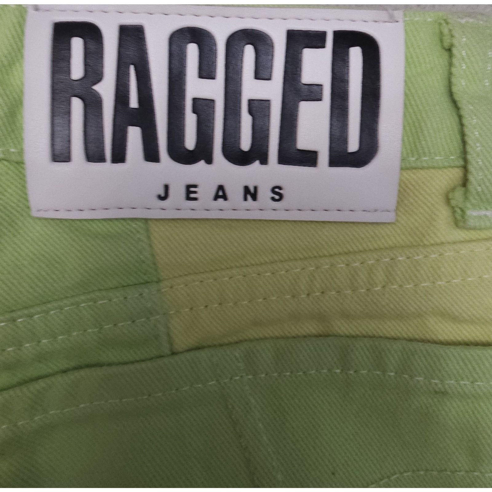 The Ragged Priest Ragged Priest CLACKER DAD JEAN neon green Size 28 Size 28" / US 6 / IT 42 - 13 Thumbnail