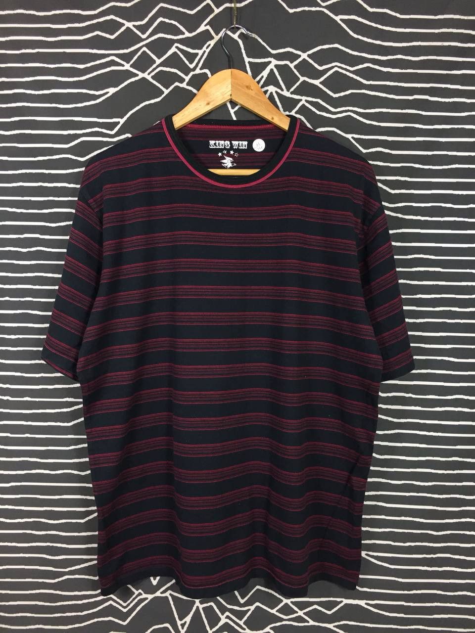 Vintage King Win Basic American Apparel Striped Tee Size US XL / EU 56 / 4 - 2 Thumbnail
