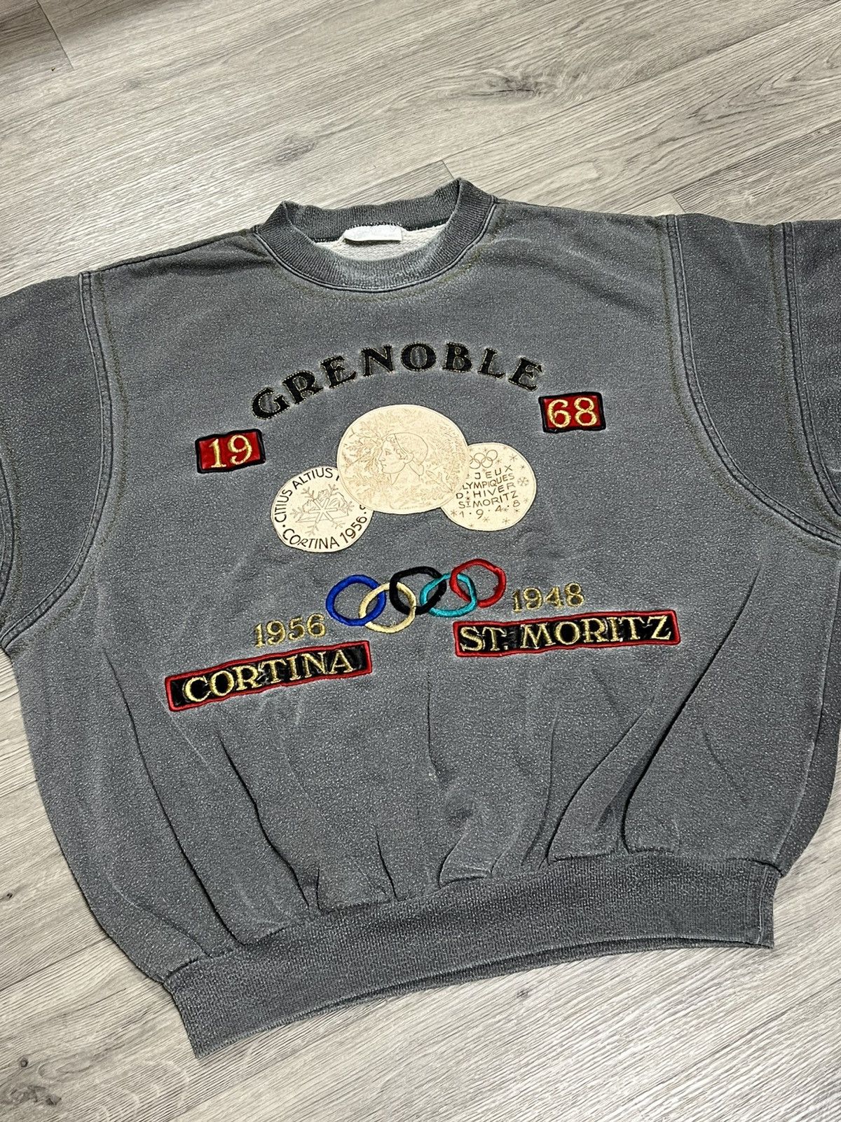 Adidas Olympic Grenoble Cortina St.Moritz 1968 sweatshirt